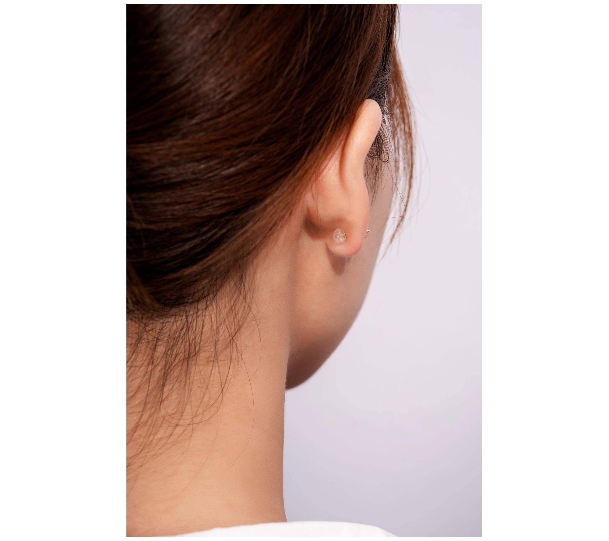 Diamonique 3.00 cttw Princess-Cut Stud Earrings, 14K Gold