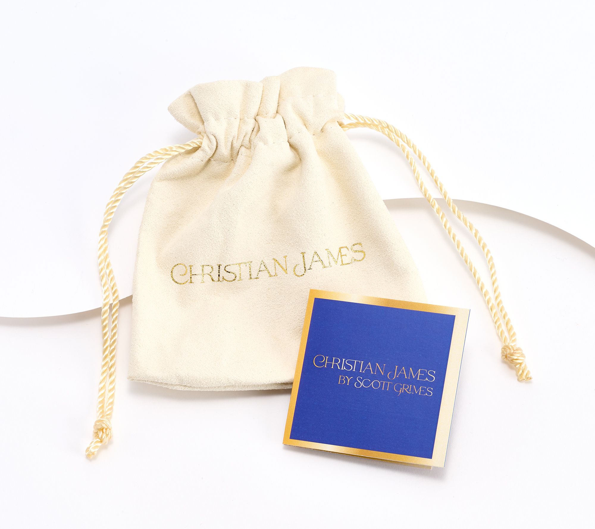 Christian James by Scott Grimes 14K Gold Clad Gemstone Bead Ripple Bracelet