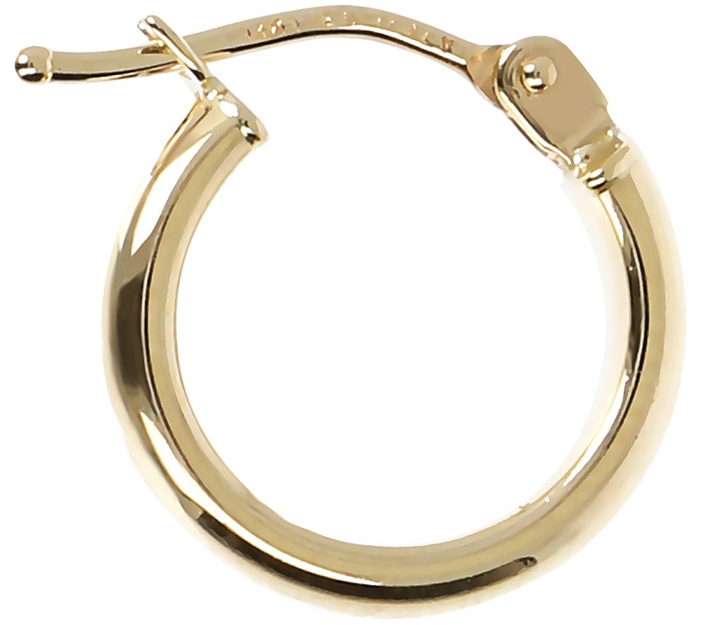 EternaGold Polished Mini Hoop Earrings, 14K Gol