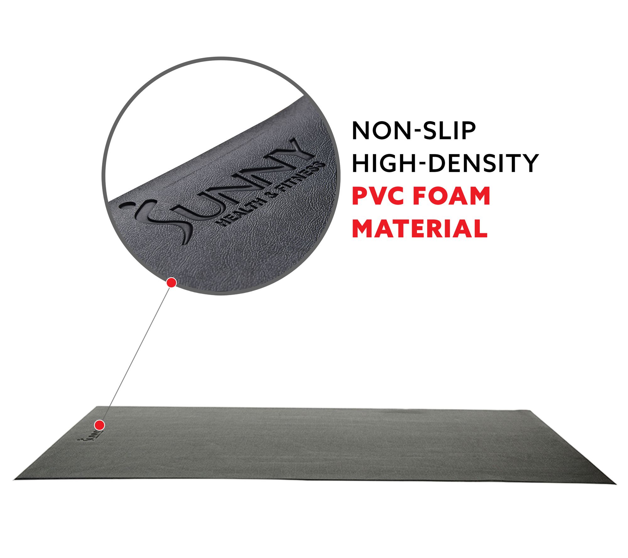 Sunny Health & Fitness Treadill Mat -Large