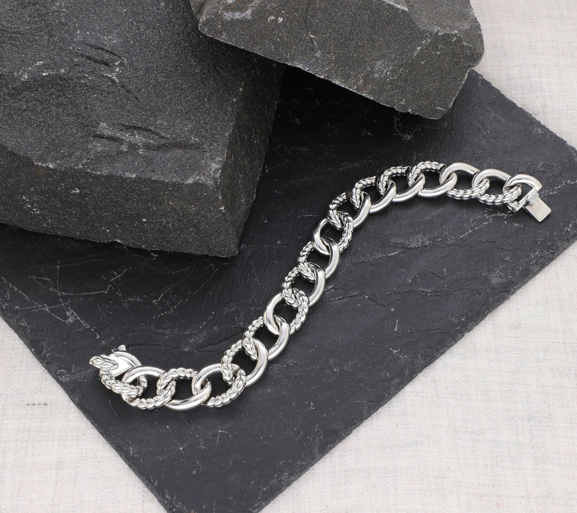 Tiffany Kay Studio Sterling Silver HerringboneLink Bracelet