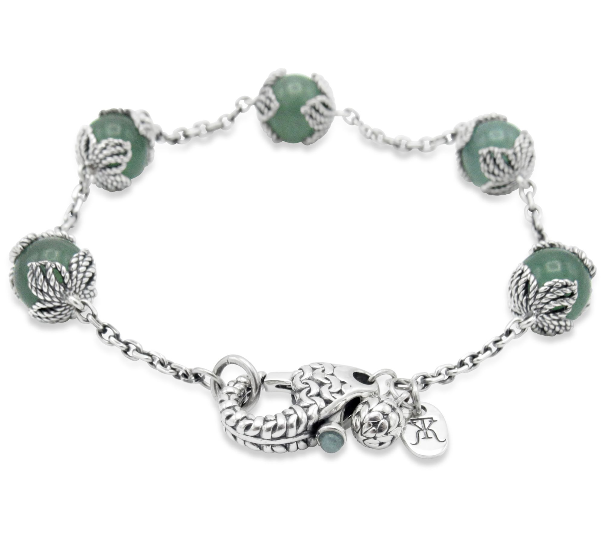 Tiffany Kay Studio Sterling Silver Gemstone Bea d Bracelet