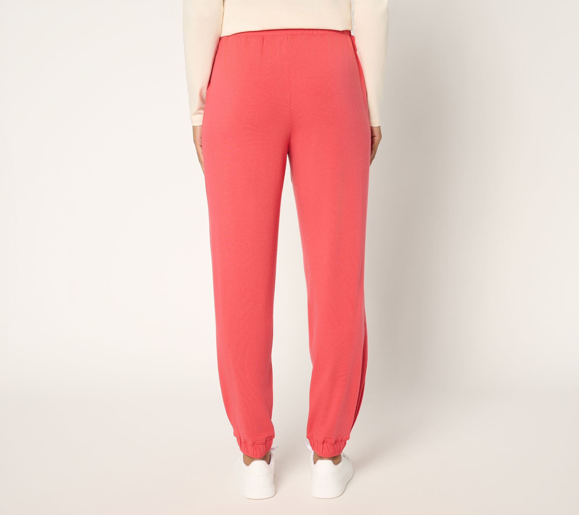 AnyBody Regular Cozy Knit Side Pleat Jogger with Pockets