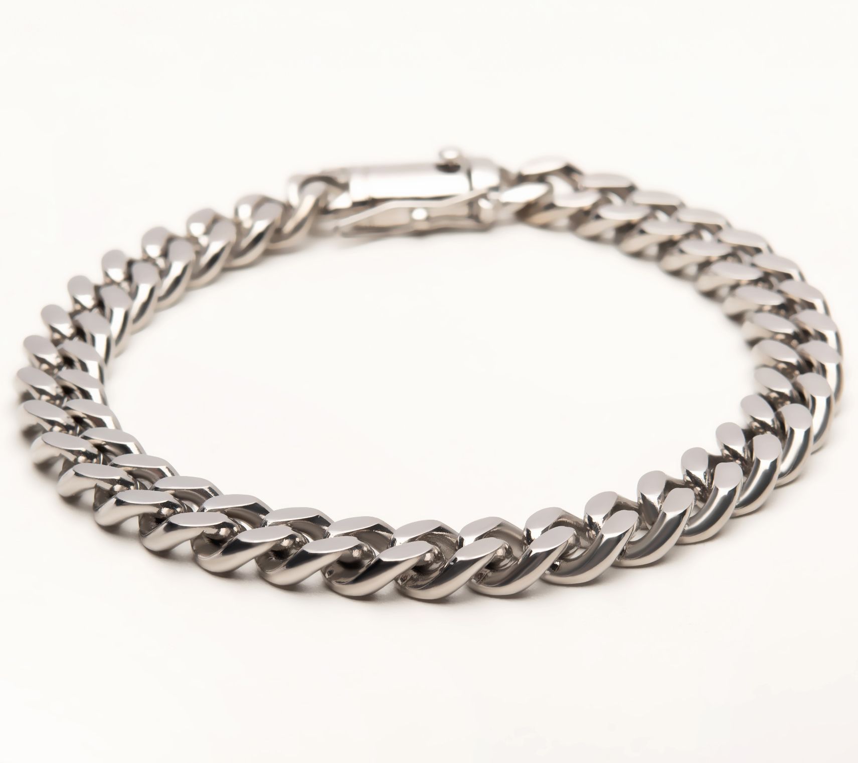 Verve Men's Stainless Steel Curb Link Bracelet