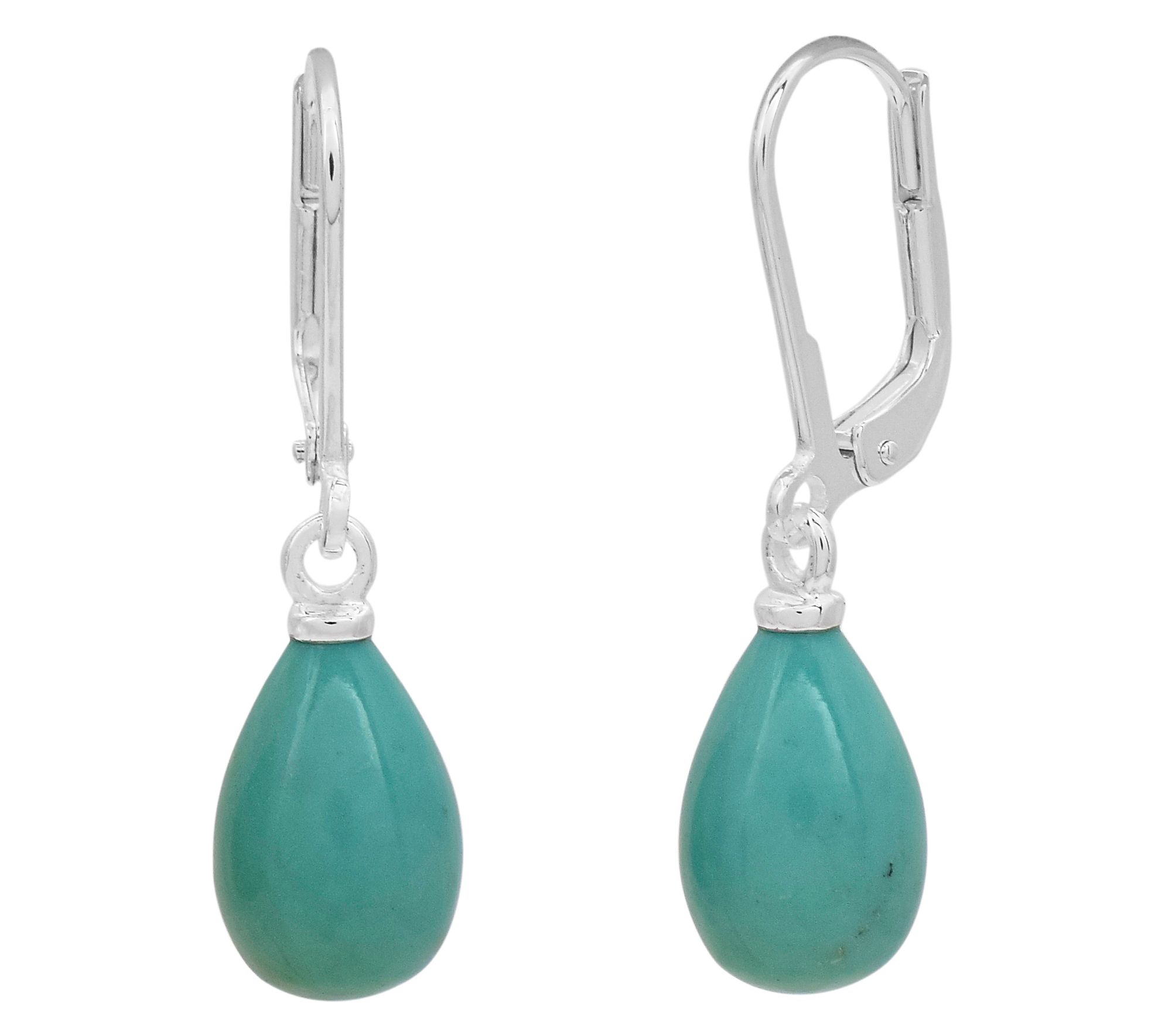 Affinity Gems Sleeping Beauty Turquoise Earrings, Sterling