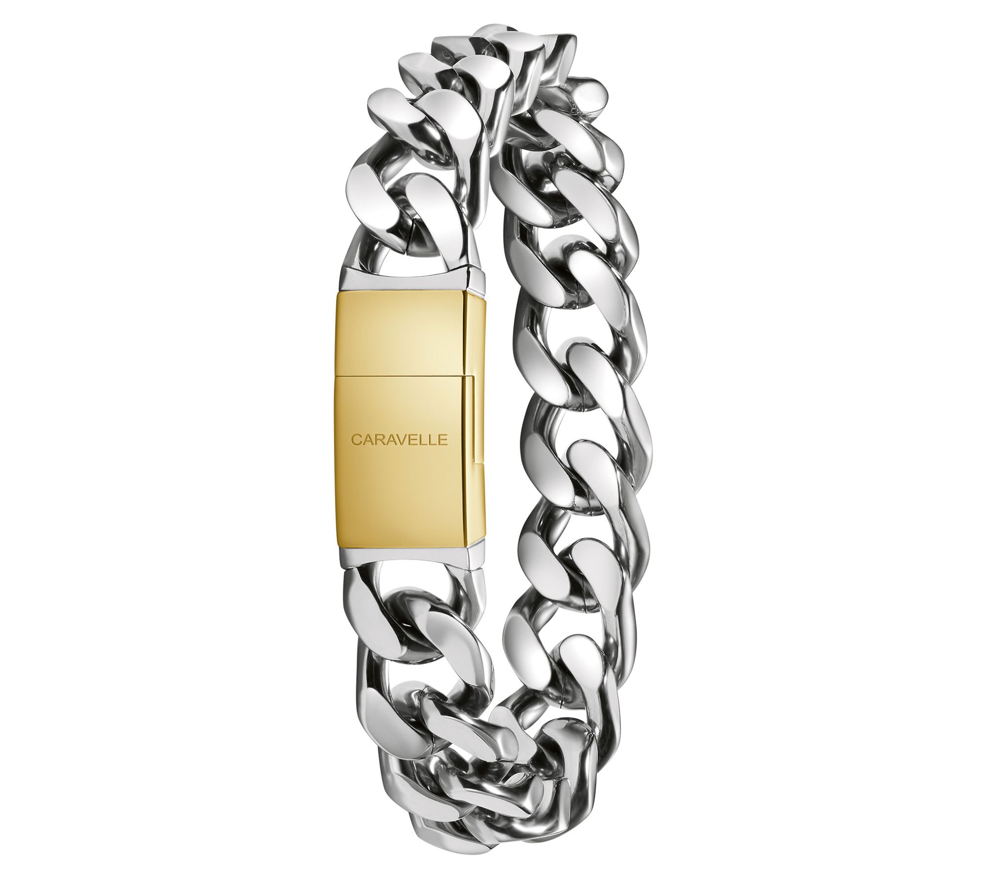 Caravelle by Bulova Men's Two-Tone Watch & Bracelet Box Set