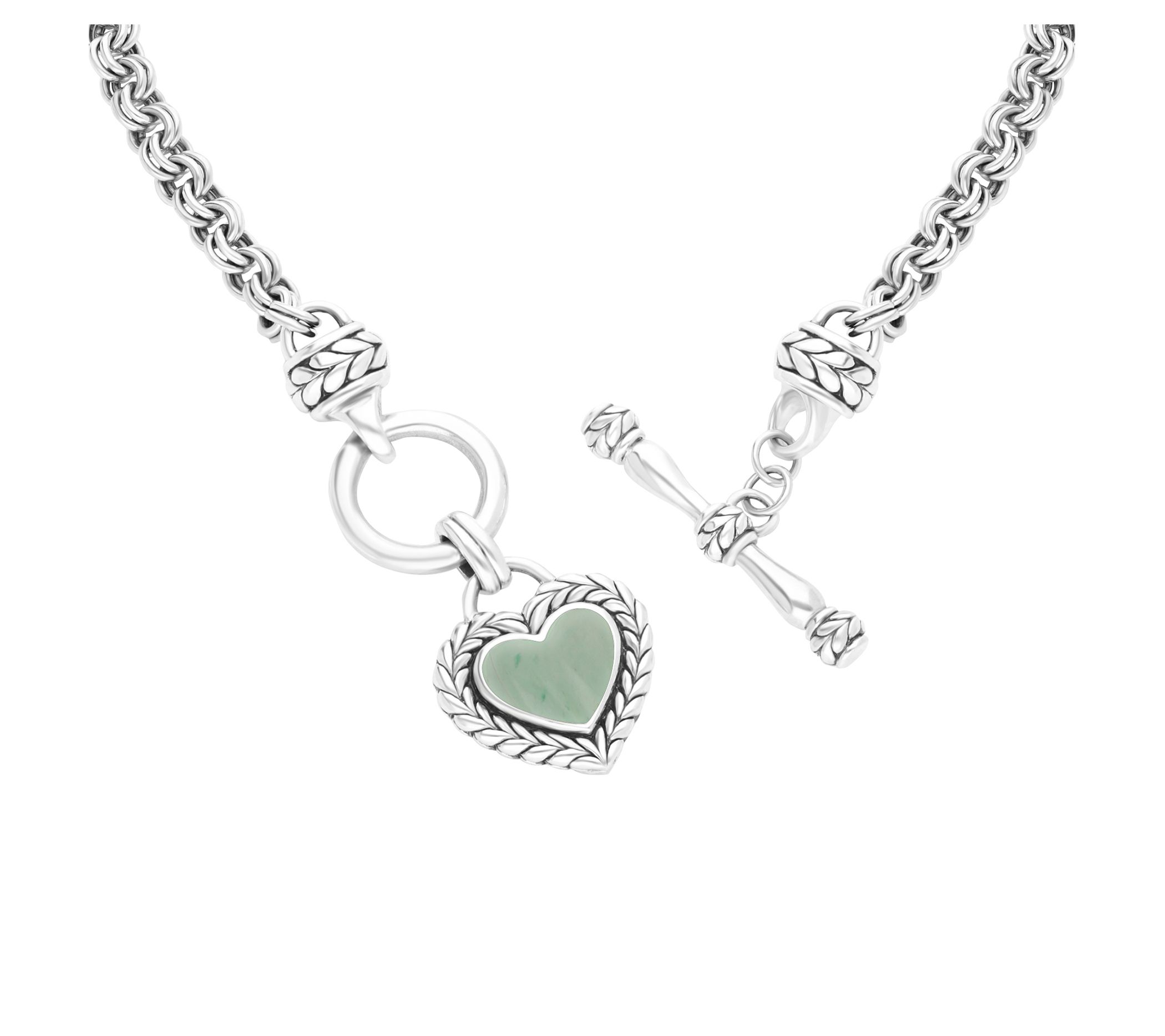 Tiffany Kay Studio Sterling Herringbone Adven turine Bracelet