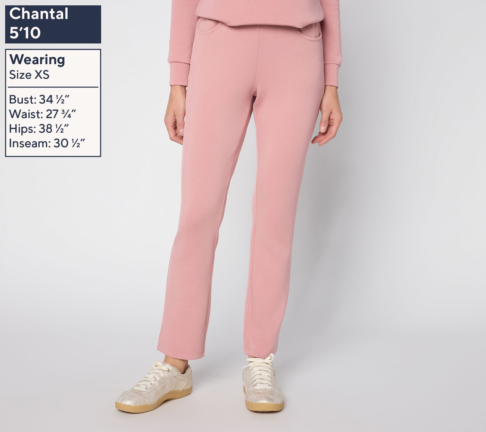 Belle by Kim Gravel Regular ScubaLuxe Straight Leg Pants