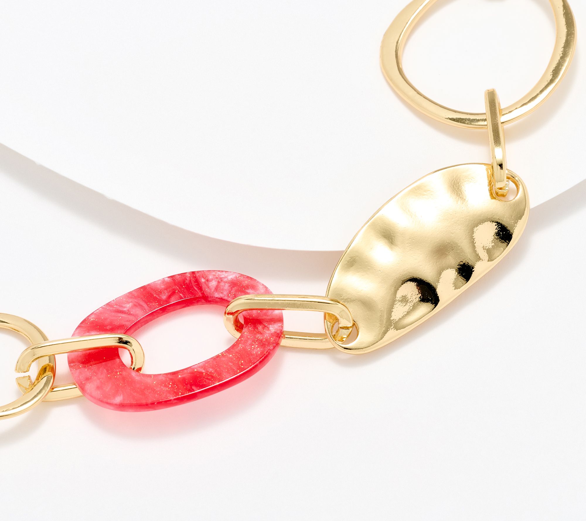 Susan Graver Mixed Media Statement Necklace