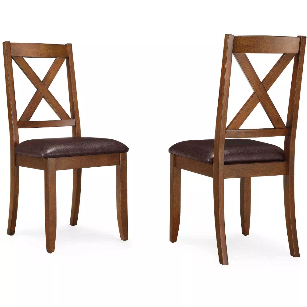 Better Homes & Gardens Maddox Crossing Dining Chair - Set of 2 Brown