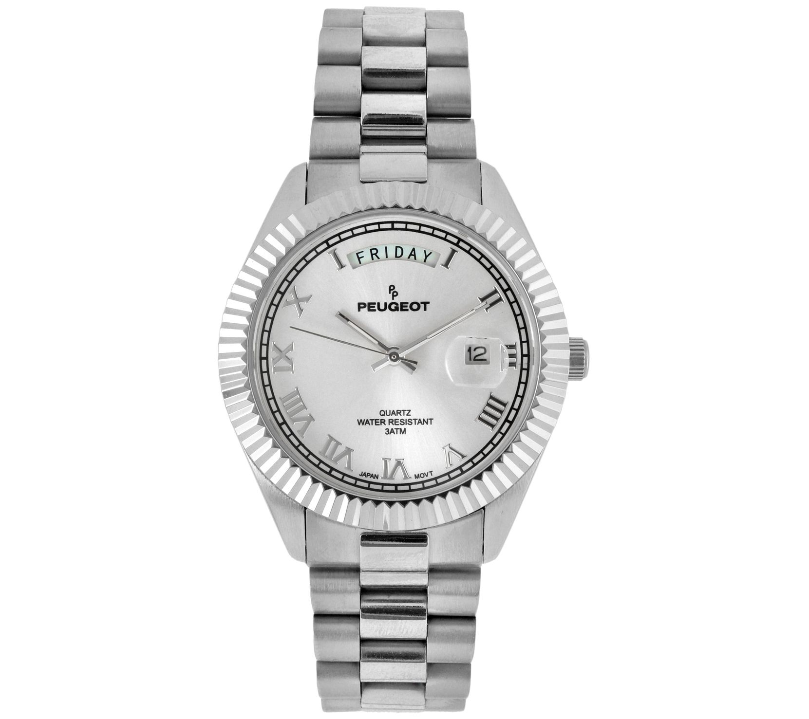 Peugeot Men's Stainless Bedford Bracelet Watch