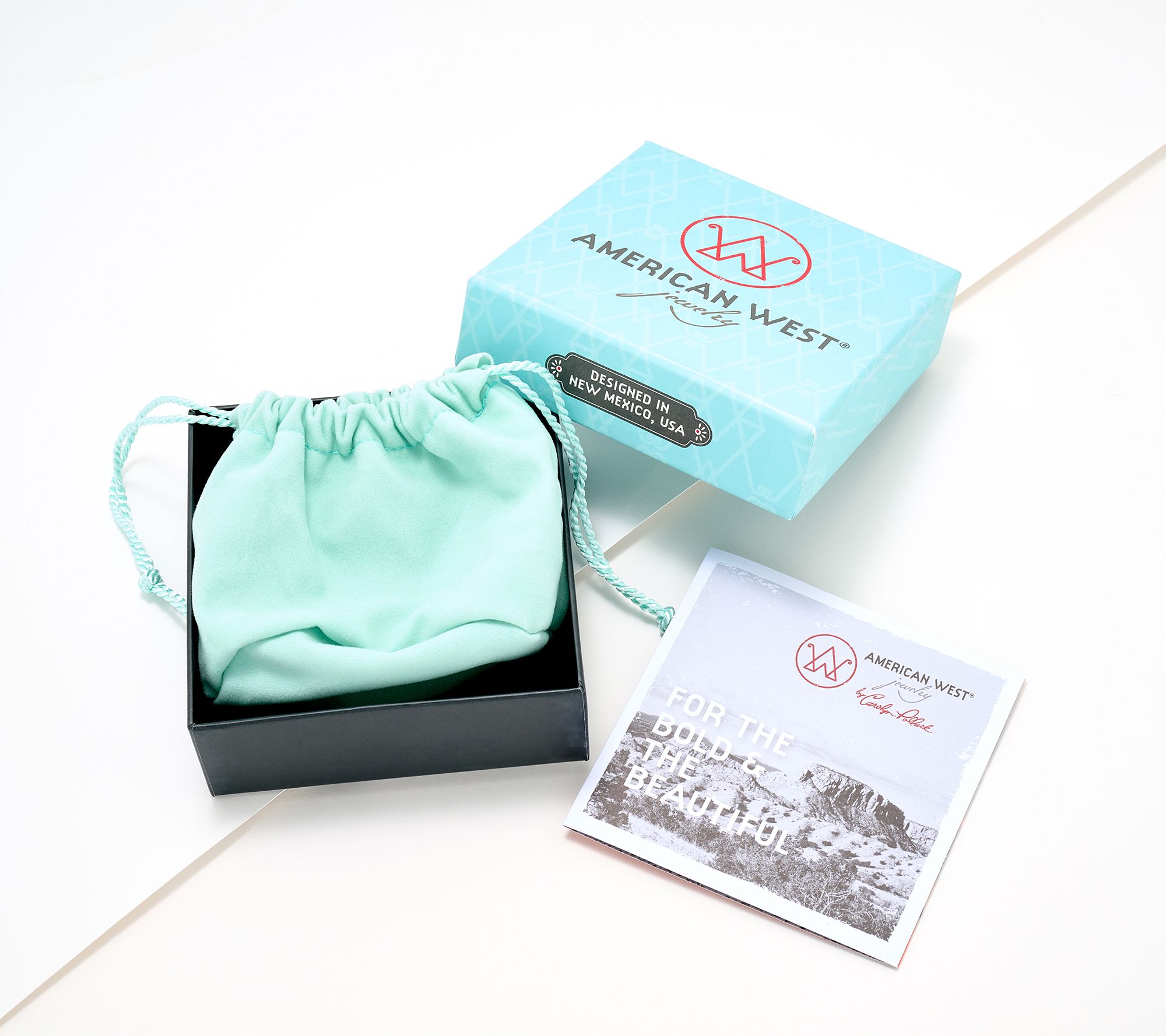 American West Sterling Silver Teardrop Gemstone Earrings