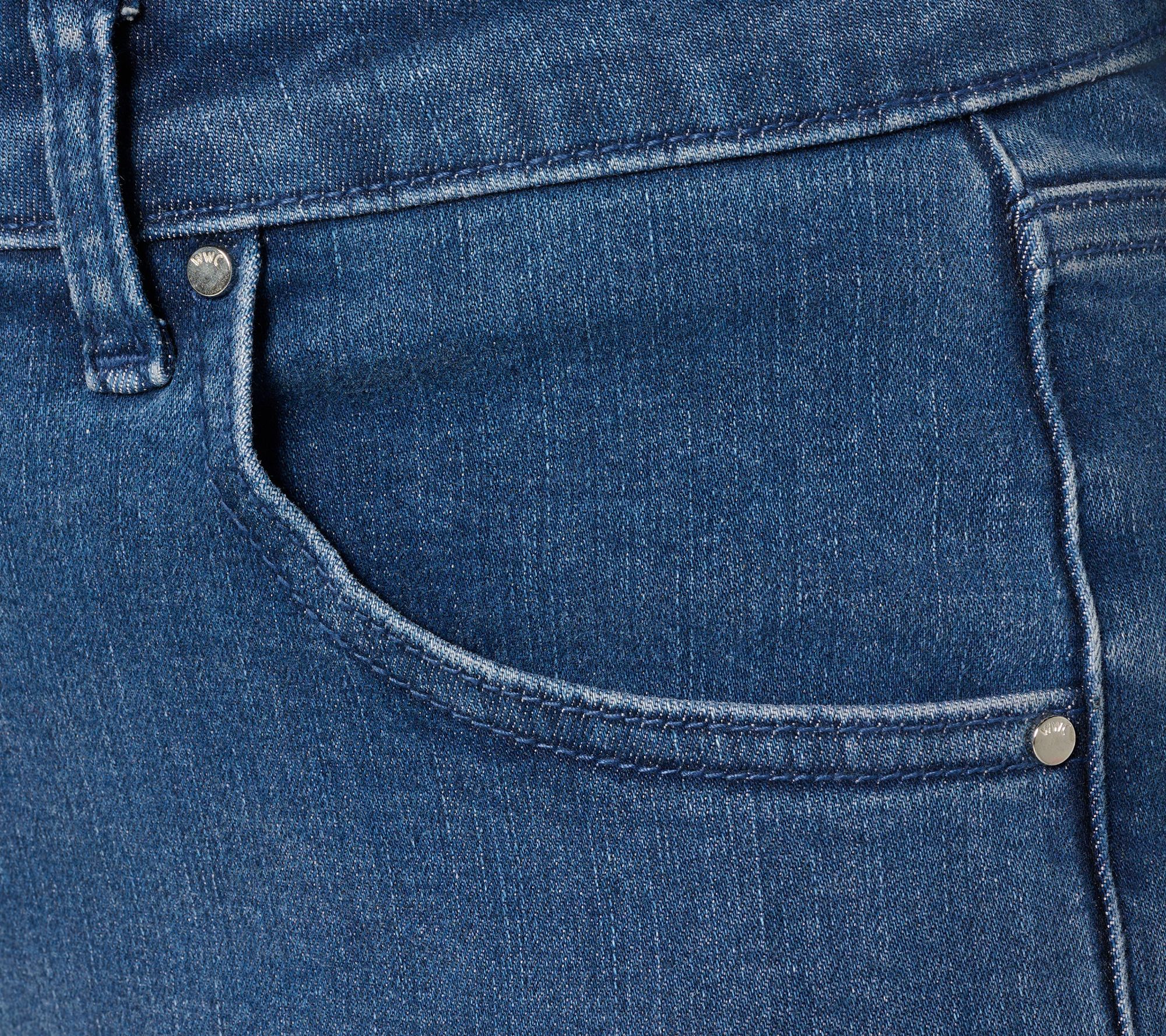 Women with Control Contour Curves Regular Indigo Jeans