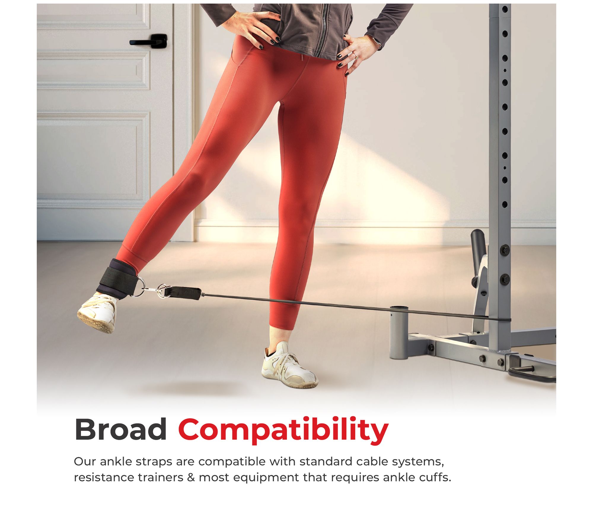 Sunny Fitness Multi-Function Workout Ankle Straps