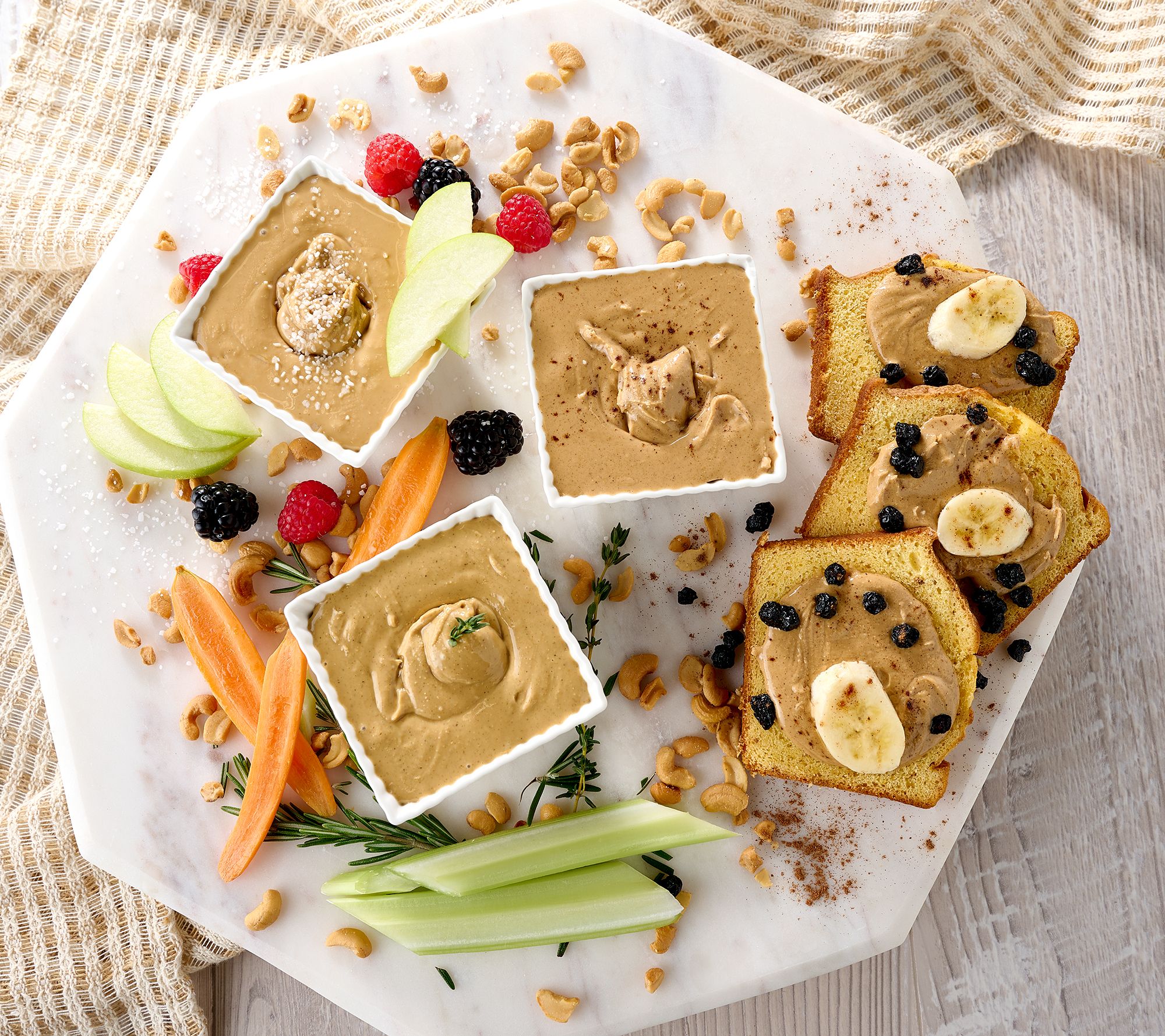 Sunshine Nuts (3) Jars Cashew Butters Variety Pack