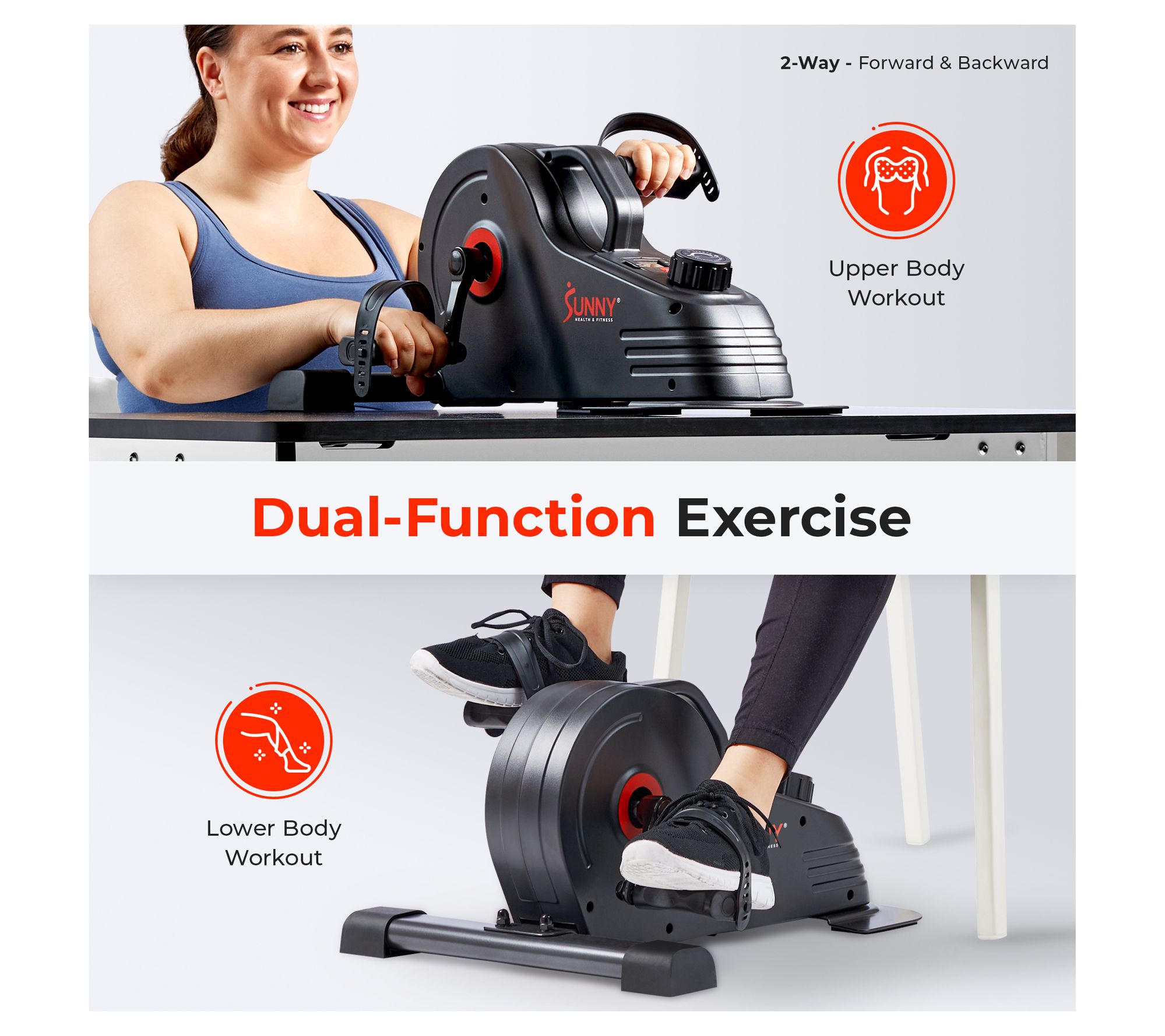 Sunny Dual-Motion Magnetic Mini Bike B0891 SMART