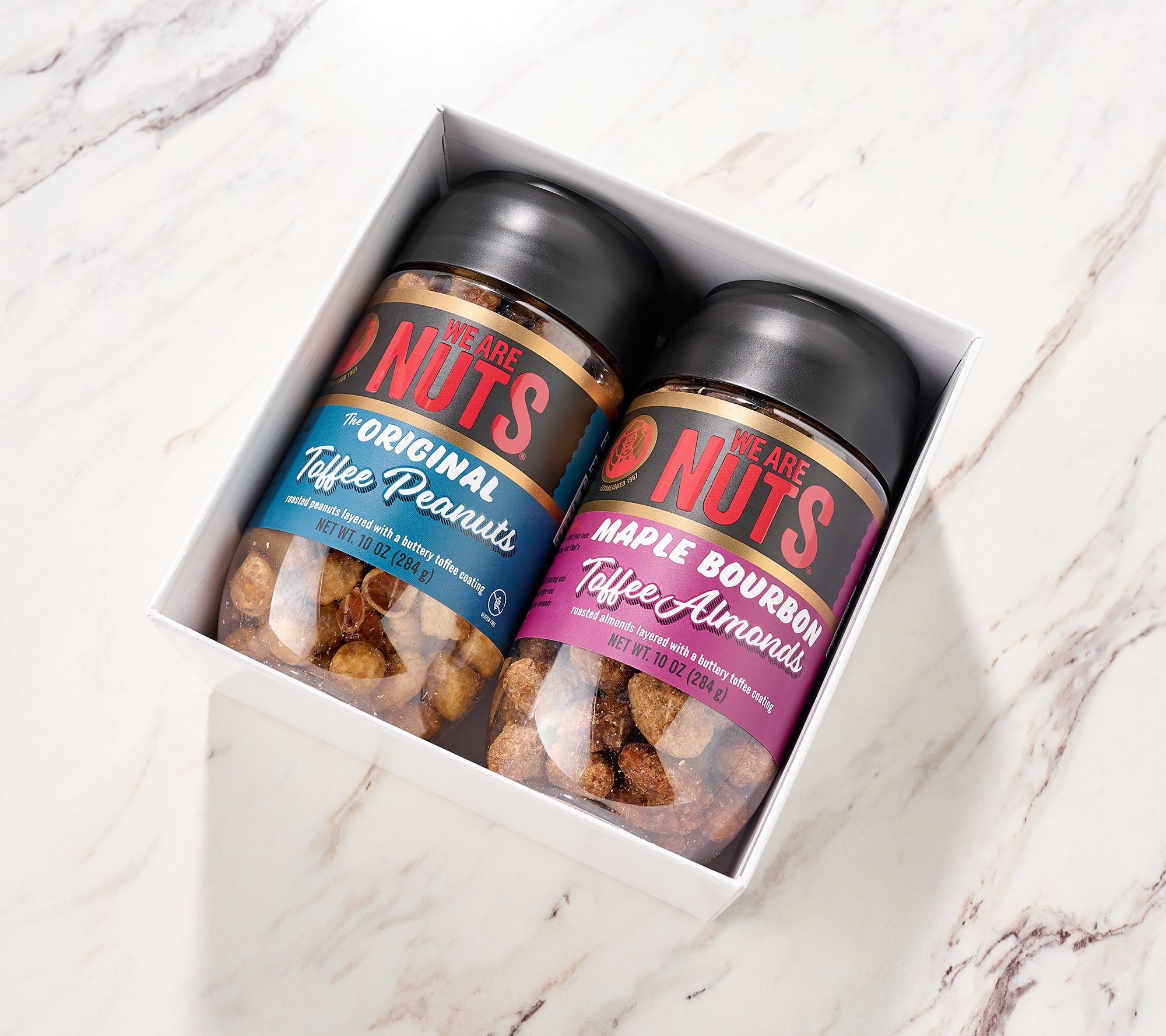 We Are Nuts (2) Jar Set: Nut & Snack Mix in Gift Box