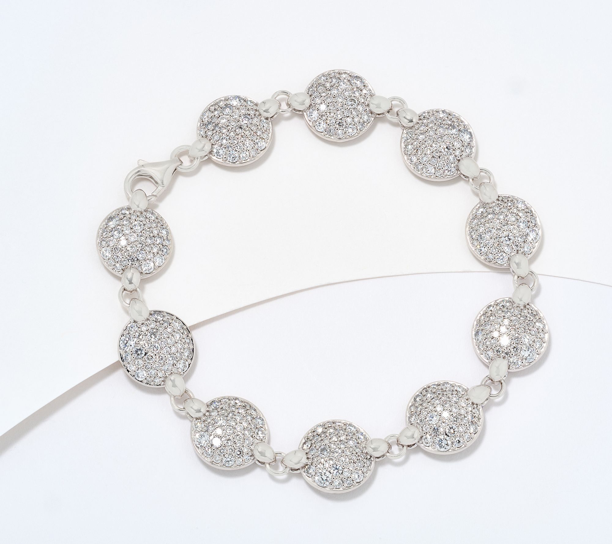 JEN by Jennifer Miller Round Lab Grown Diamond 4.95ct Bracelet