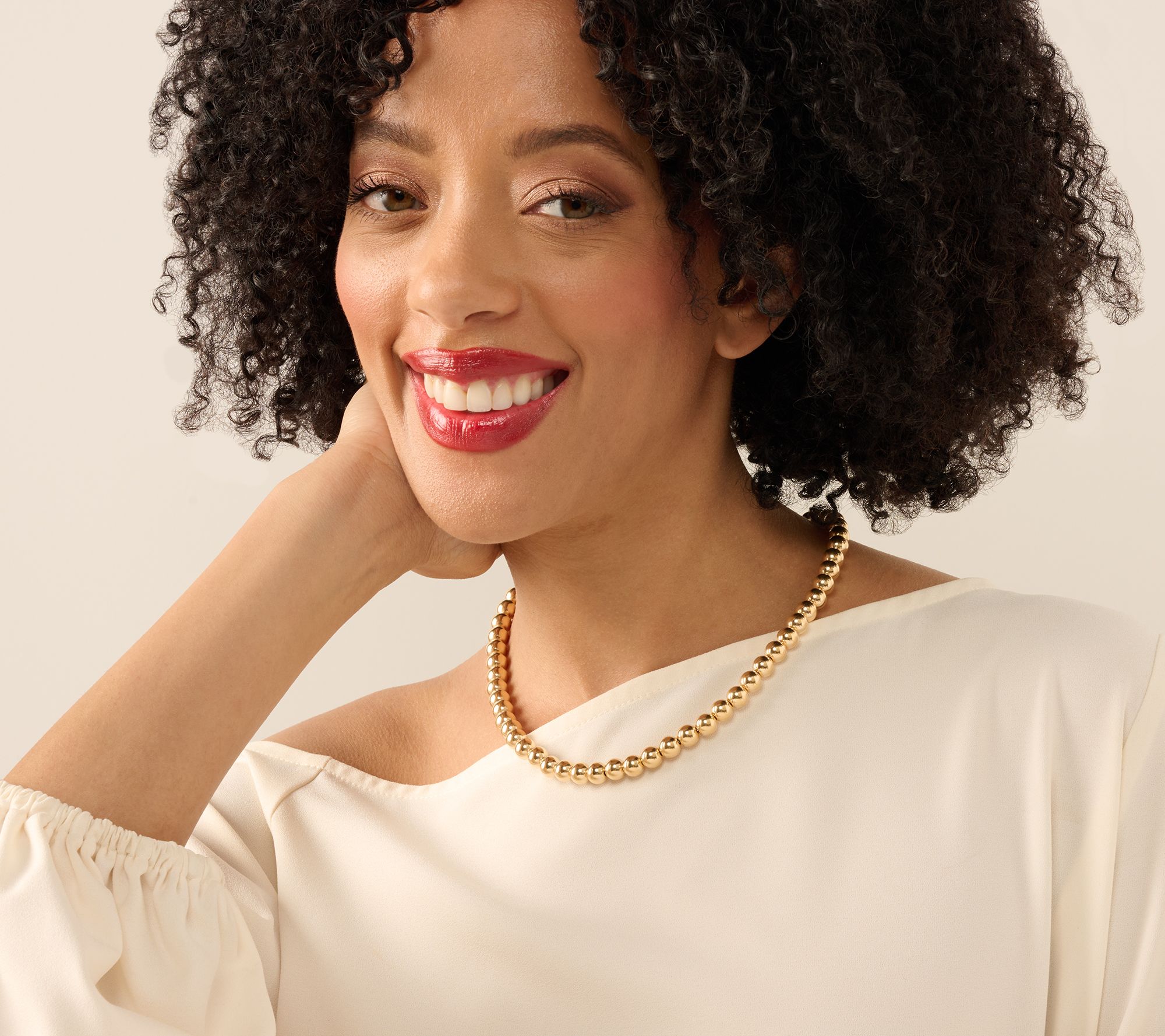 David Markstein Bronze 8mm Bead Magnetic 18