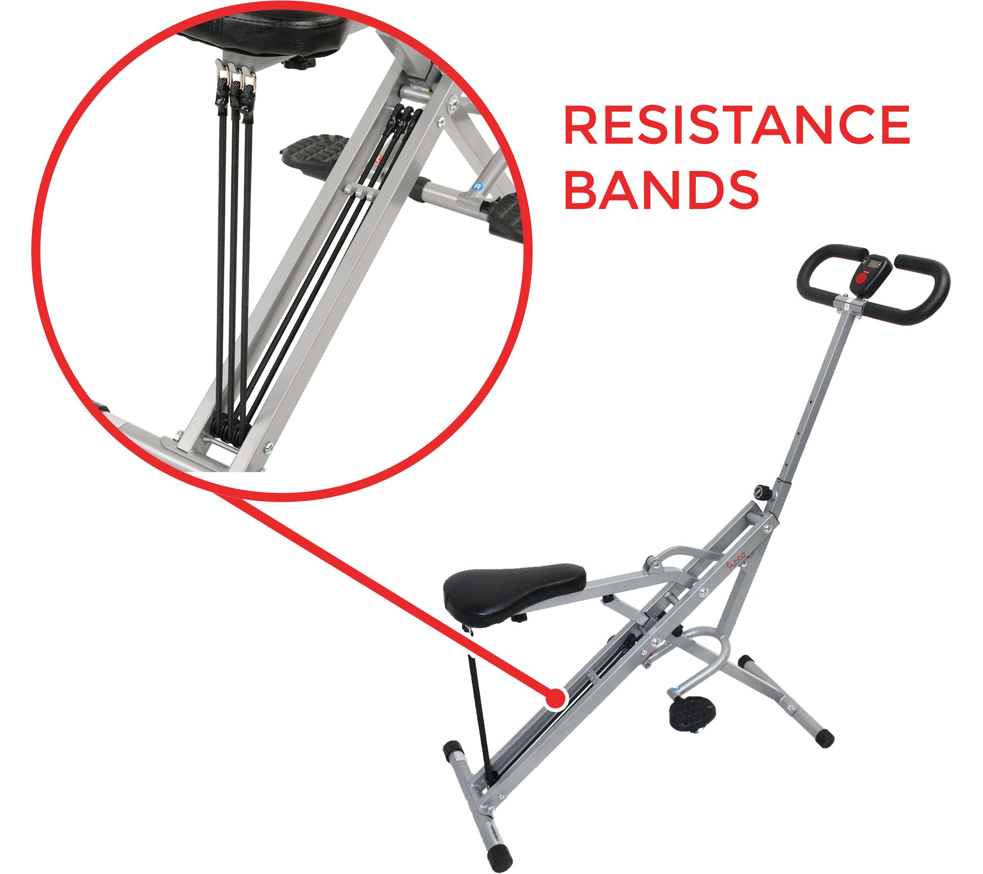 Sunny Health & Fitness Upright Row-N-Rider Exerciser