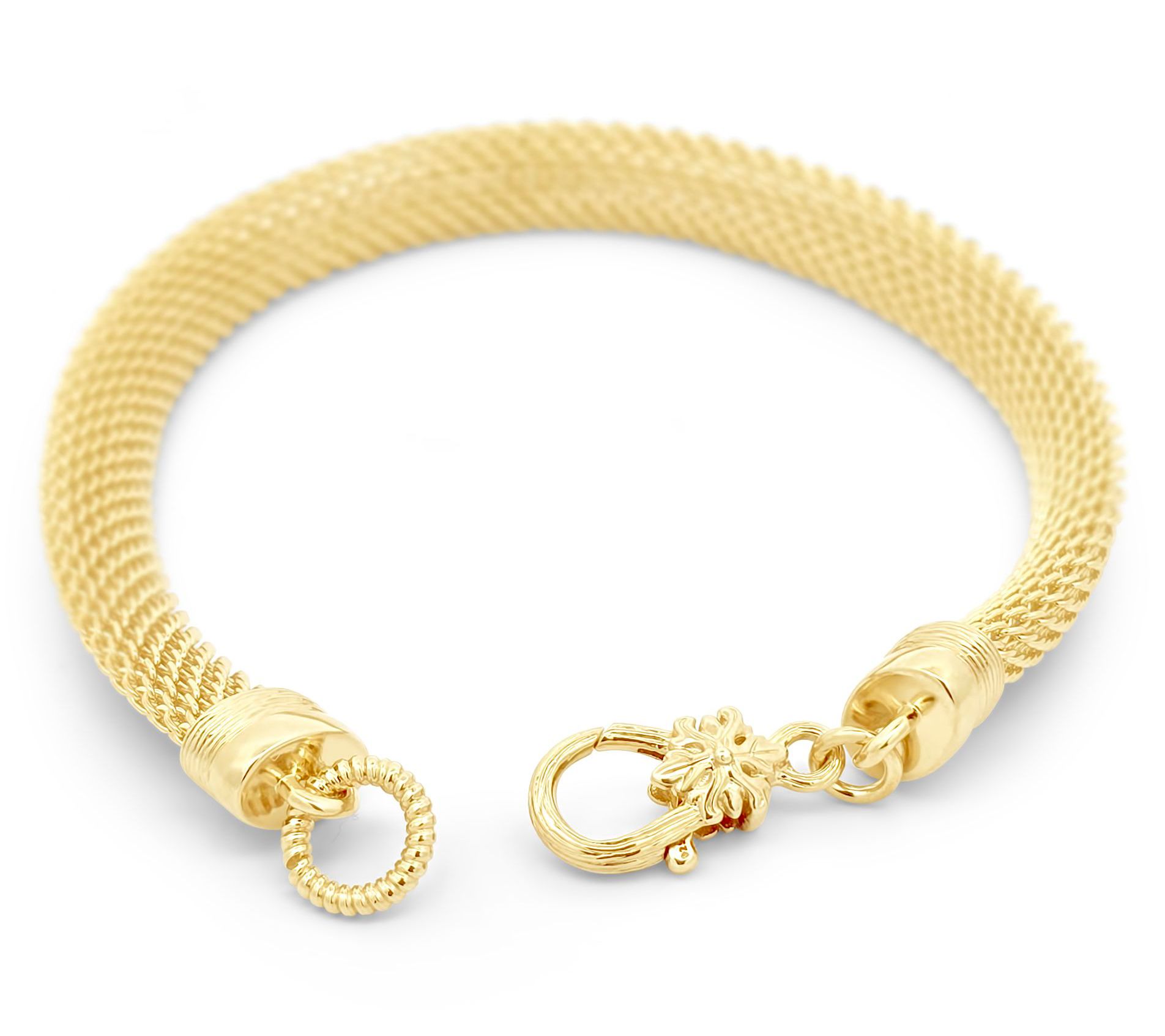 Ariva 18K Gold Vermeil Mesh Bracelet