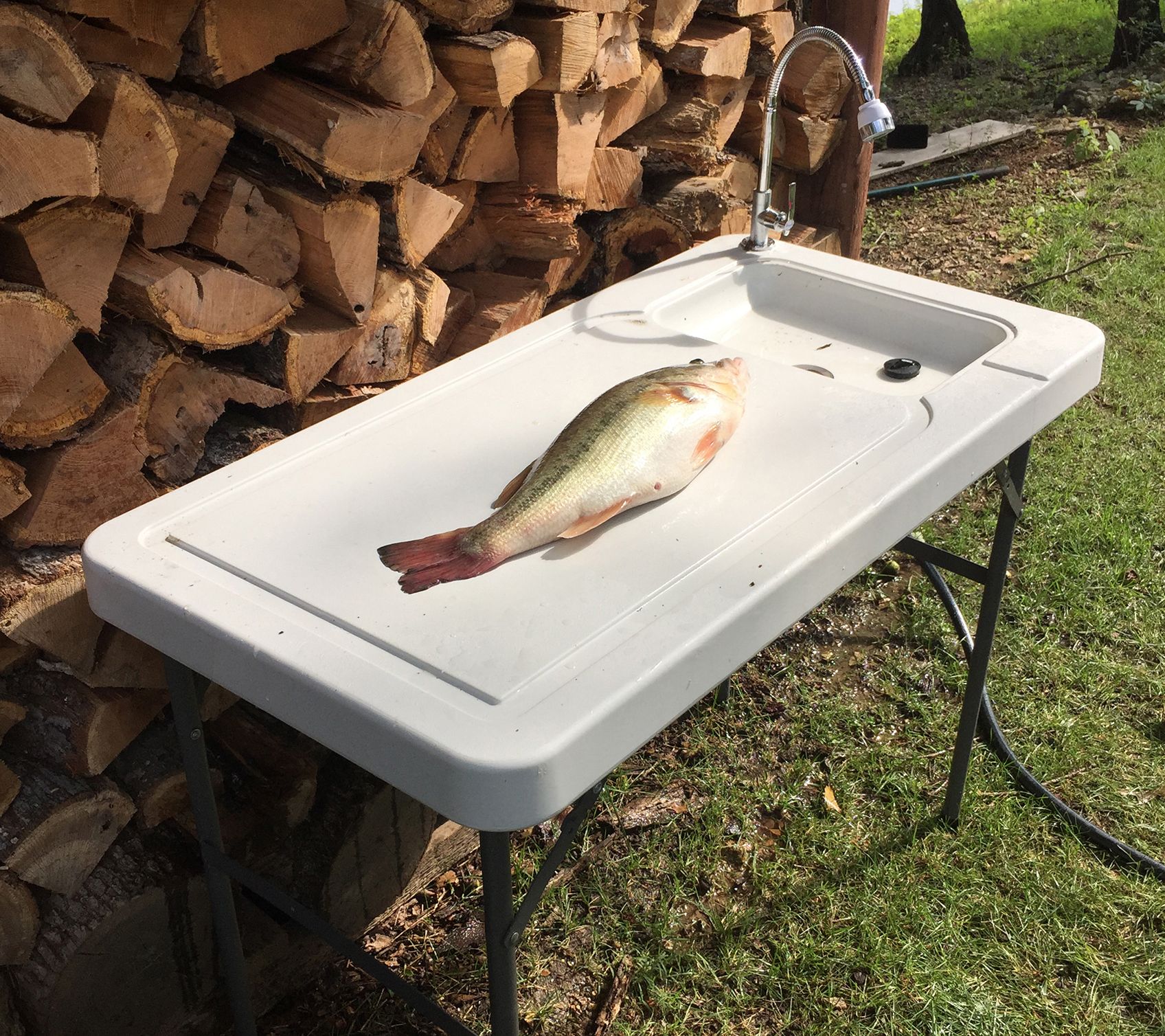 Sportsman Series Folding Fish Table With Faucet