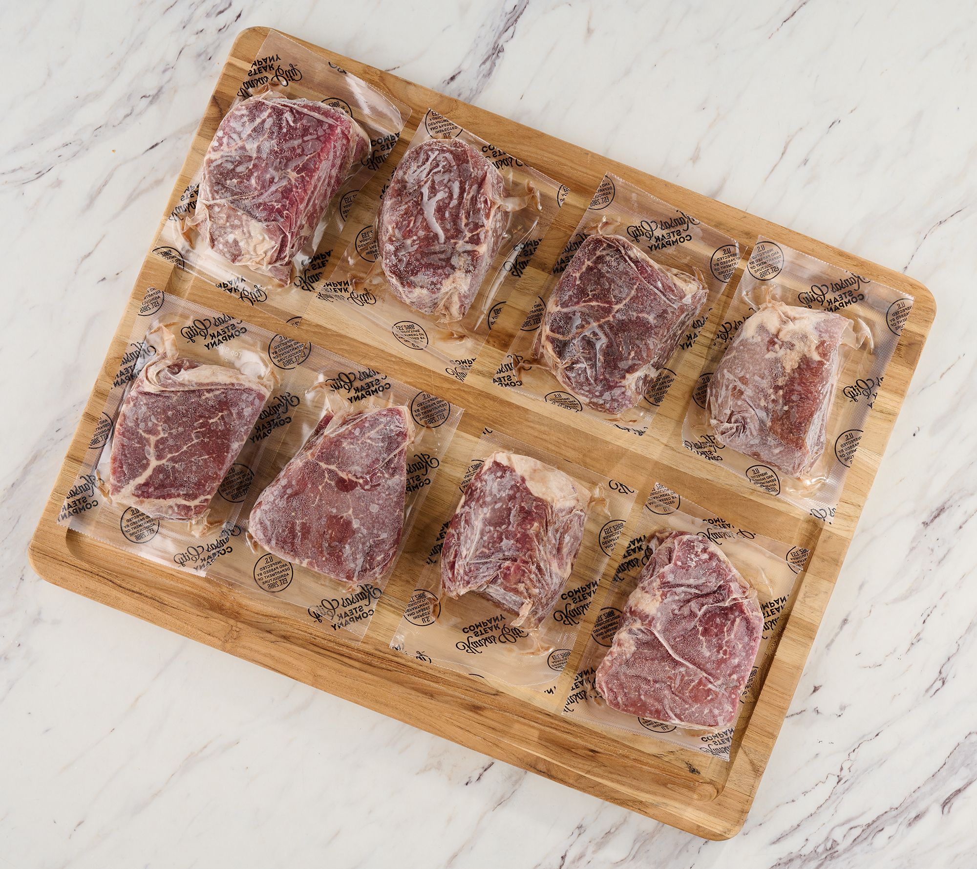 SH12/8 Kansas City Steak Co. (8) 8-oz Prime Sirloin Steaks Auto-Delivery