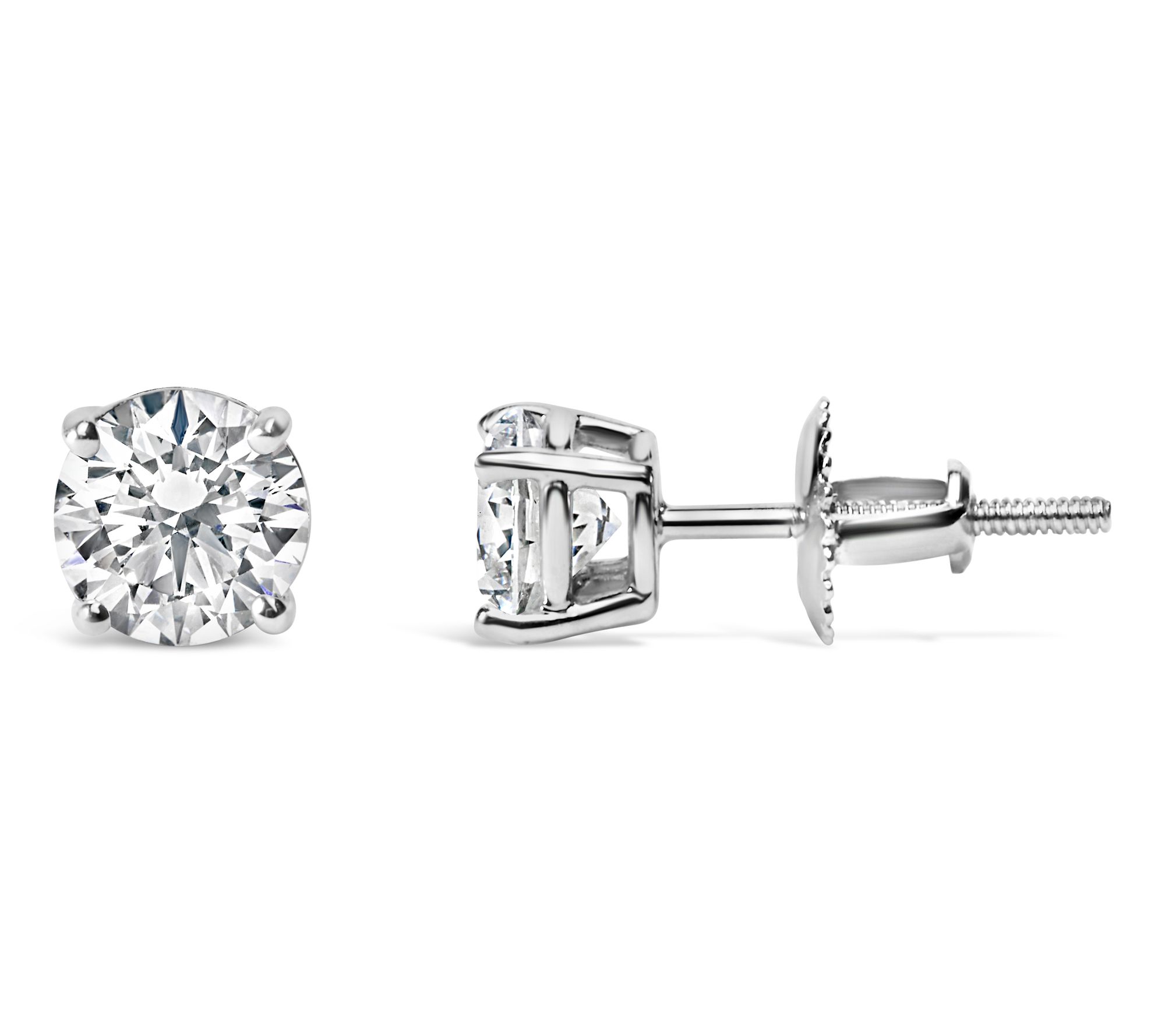 Haus of Brilliance Lab Grown Diamond Earrings,Sterling