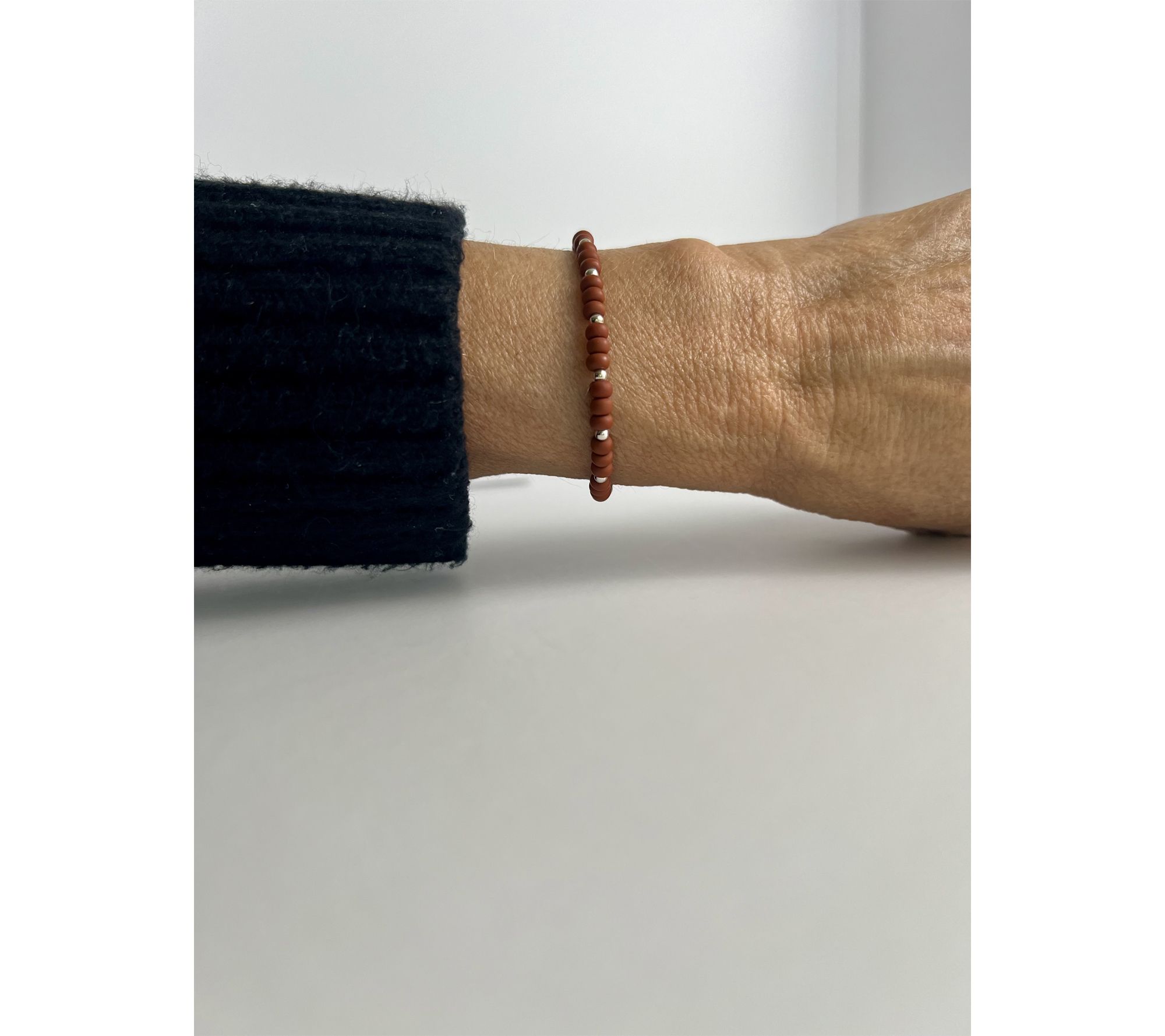 MaeMarie Wraps Honey Bubble Slip On Bracelet, Sterling