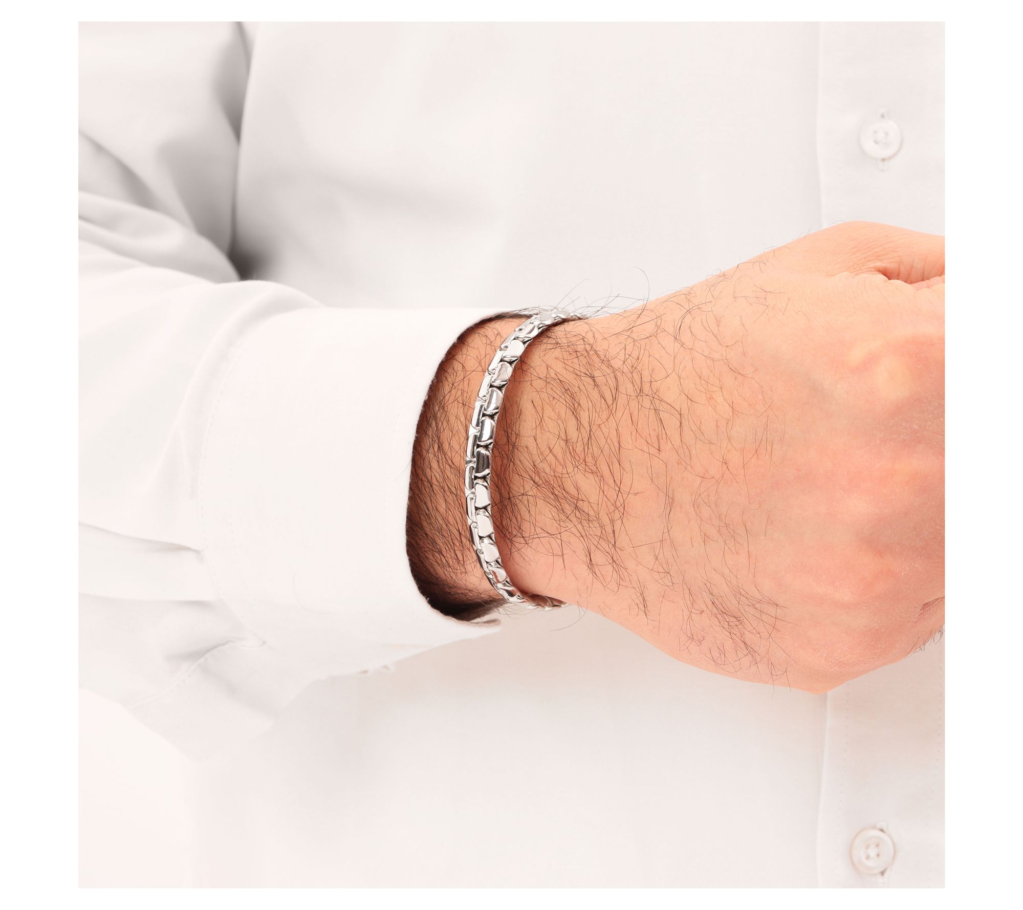 Steel By Design Men's Box Chain Bracelet