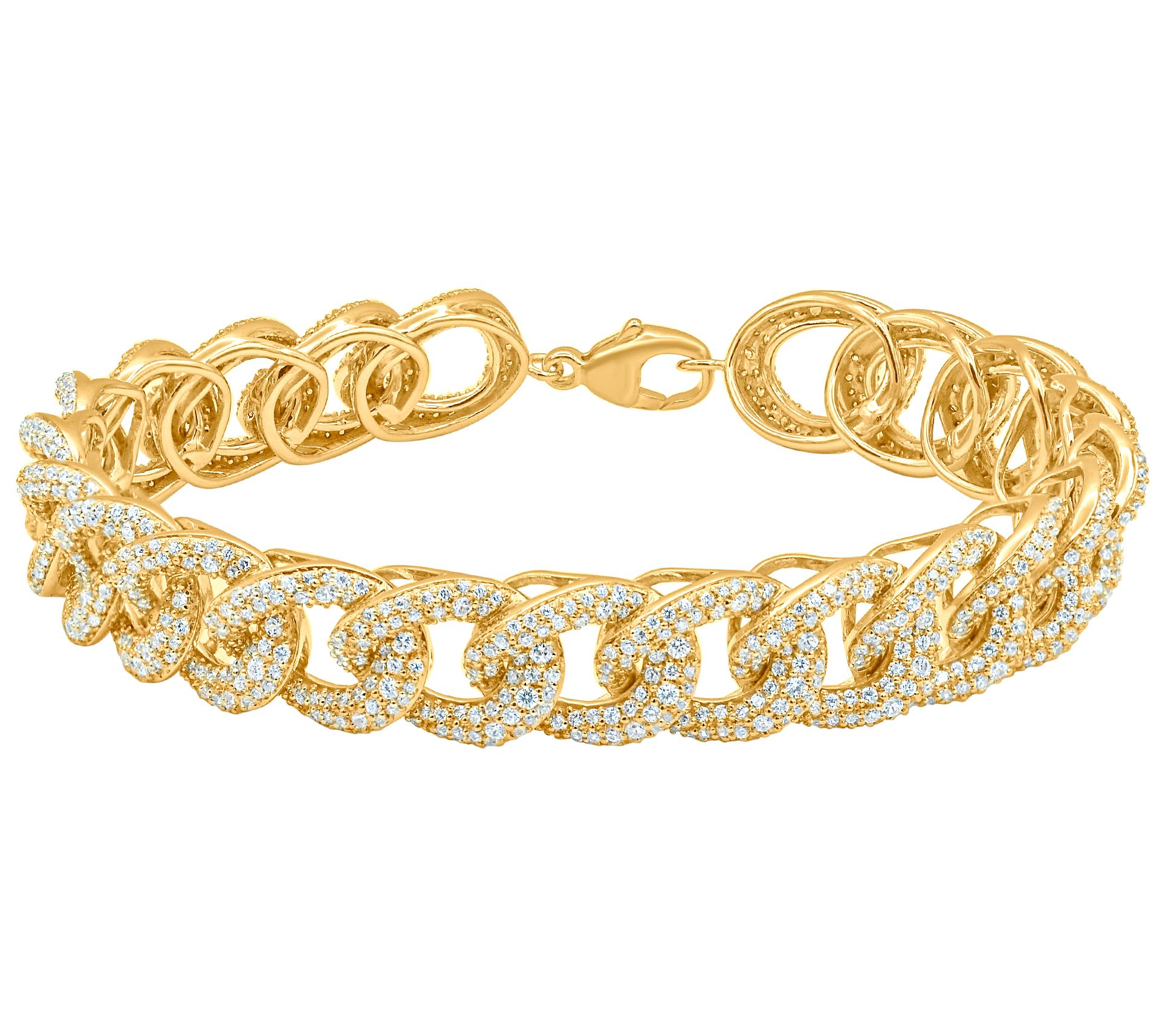 Affinity Diamonds Unisex 5.50 cttw Bracelet, 14K Gold