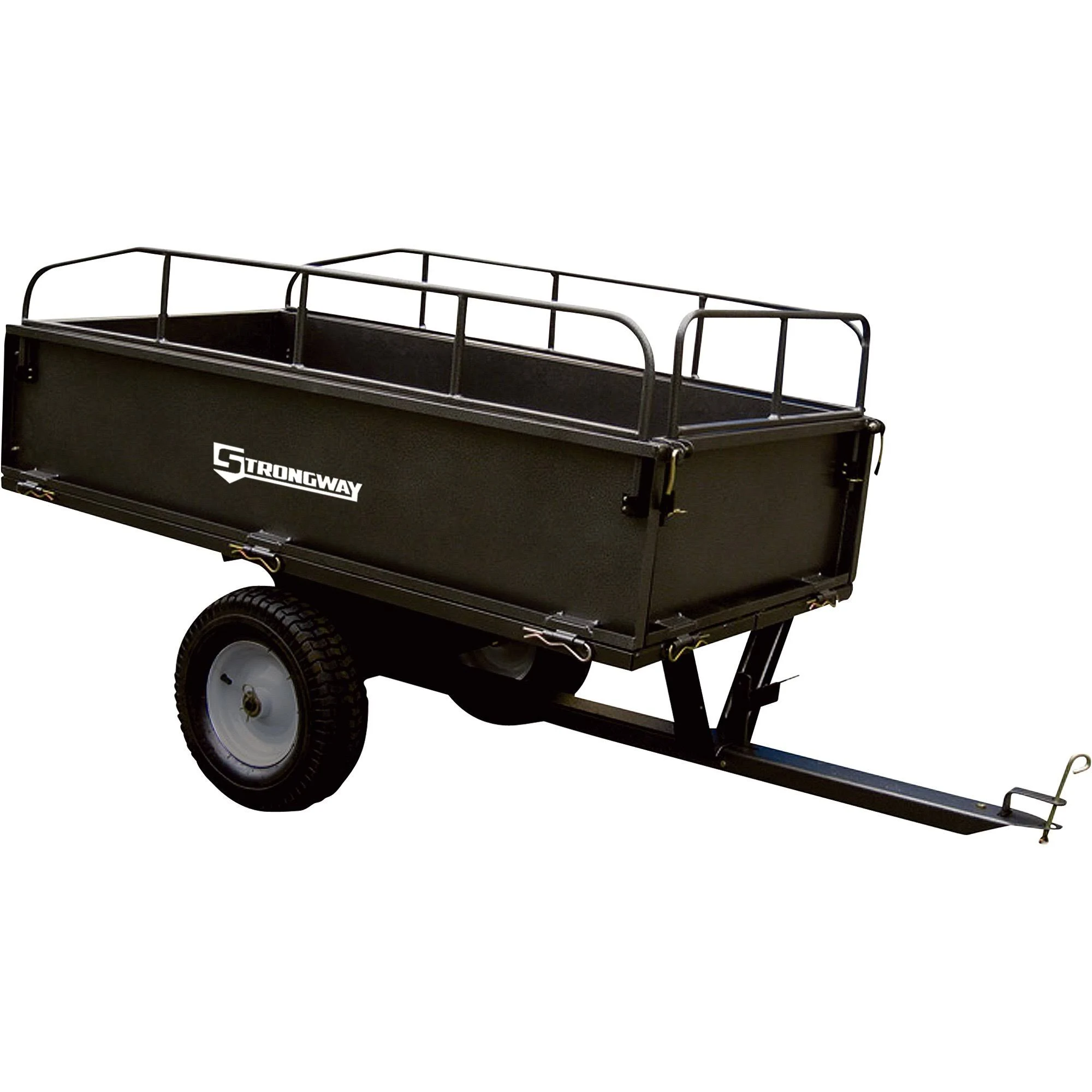 Strongway Steel Dump Cart - 1,200-Lb. Capacity, 17 Cu. ft. 2103Q091