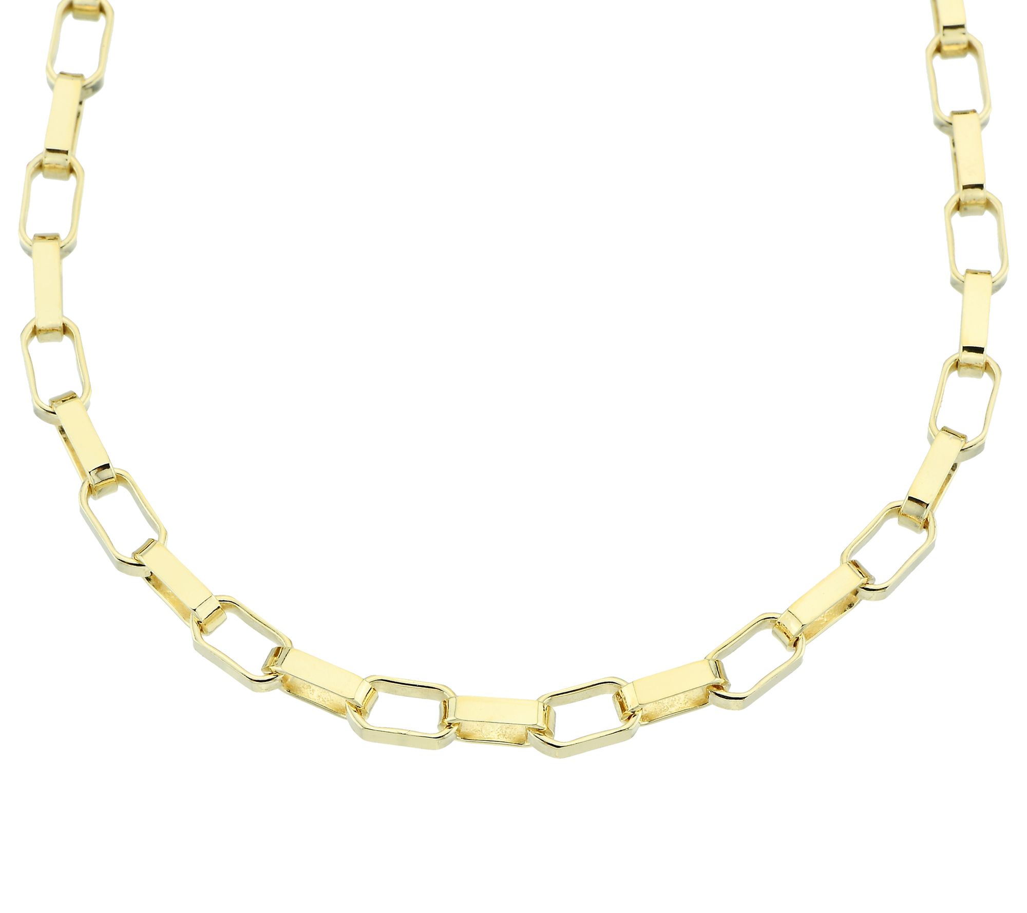 Silver Style 3mm Diamond-Cut Box Chain Necklace, Sterling