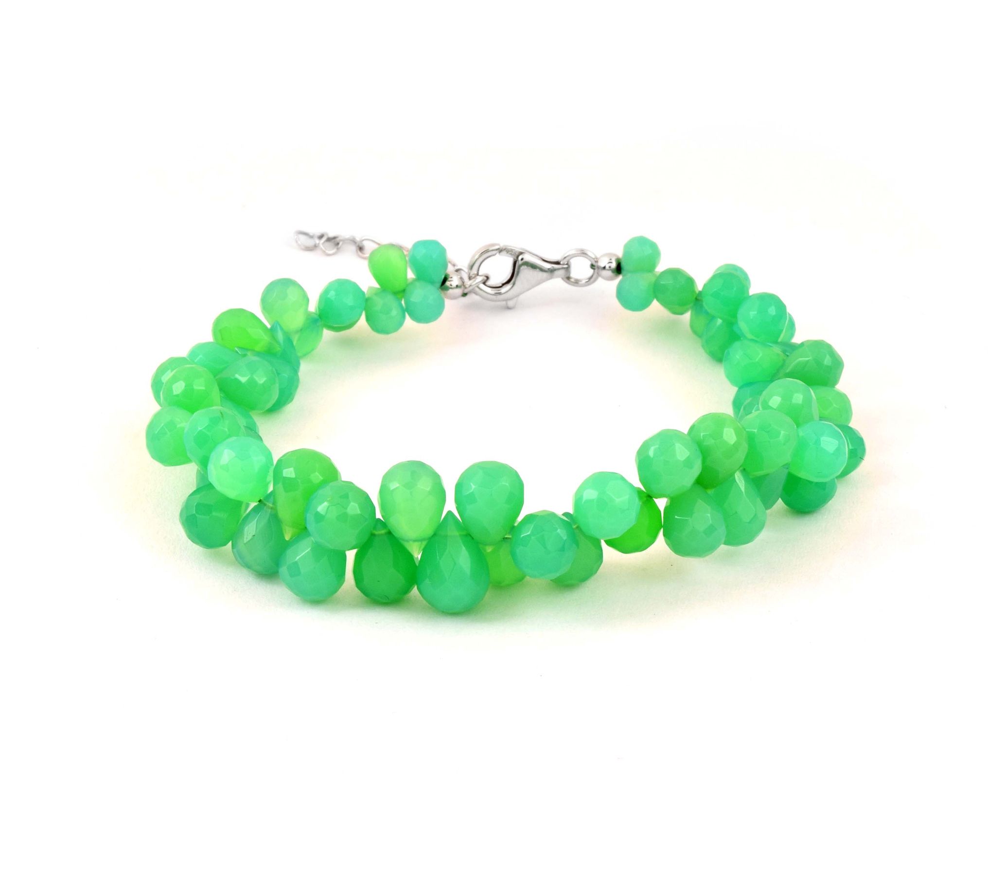 Affinity Gems Gemstone Bead Bracelet, Ster lingSilver