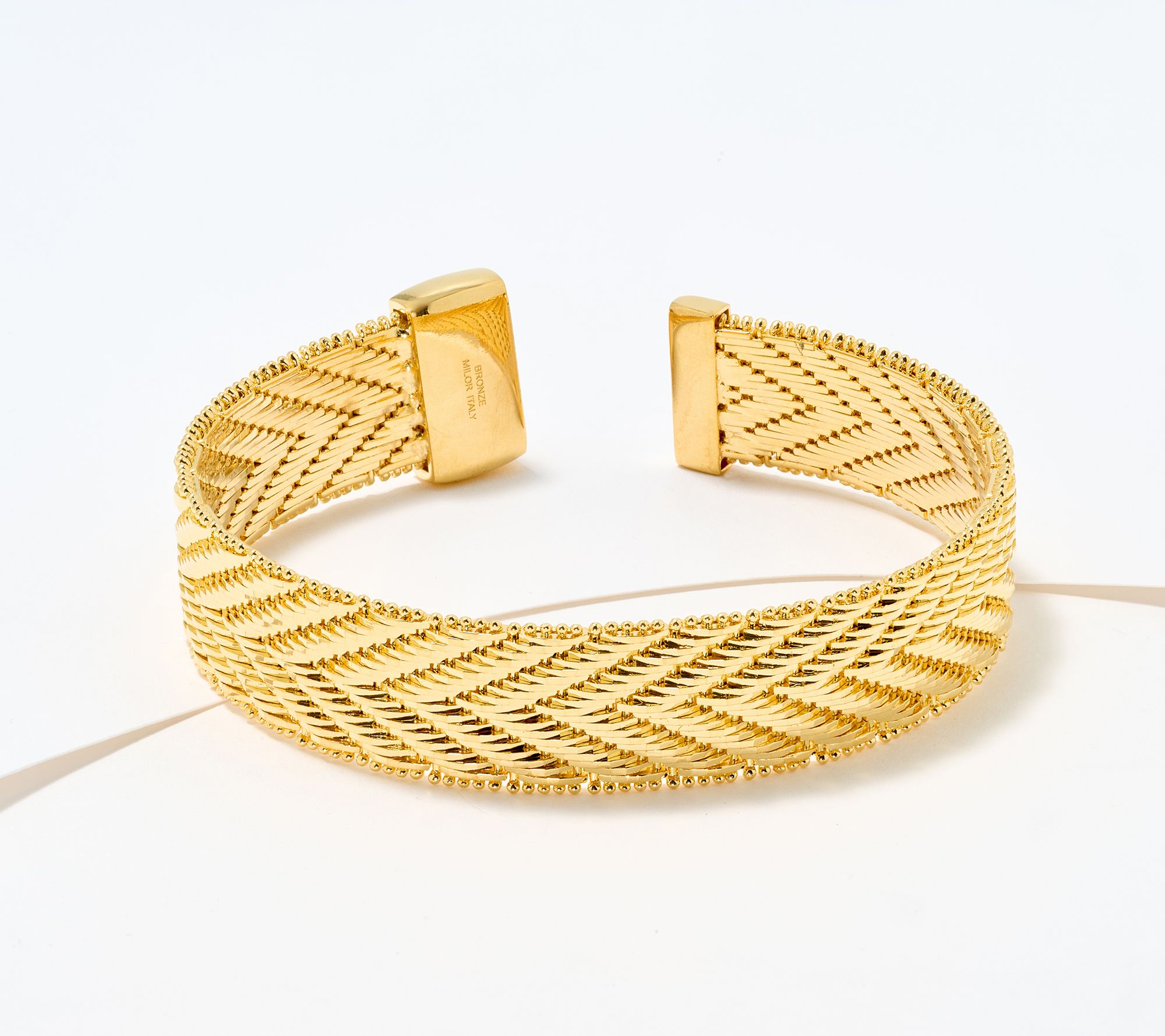 David Markstein Bronze Premiere Riccio Magnetic Clasp Bracelet