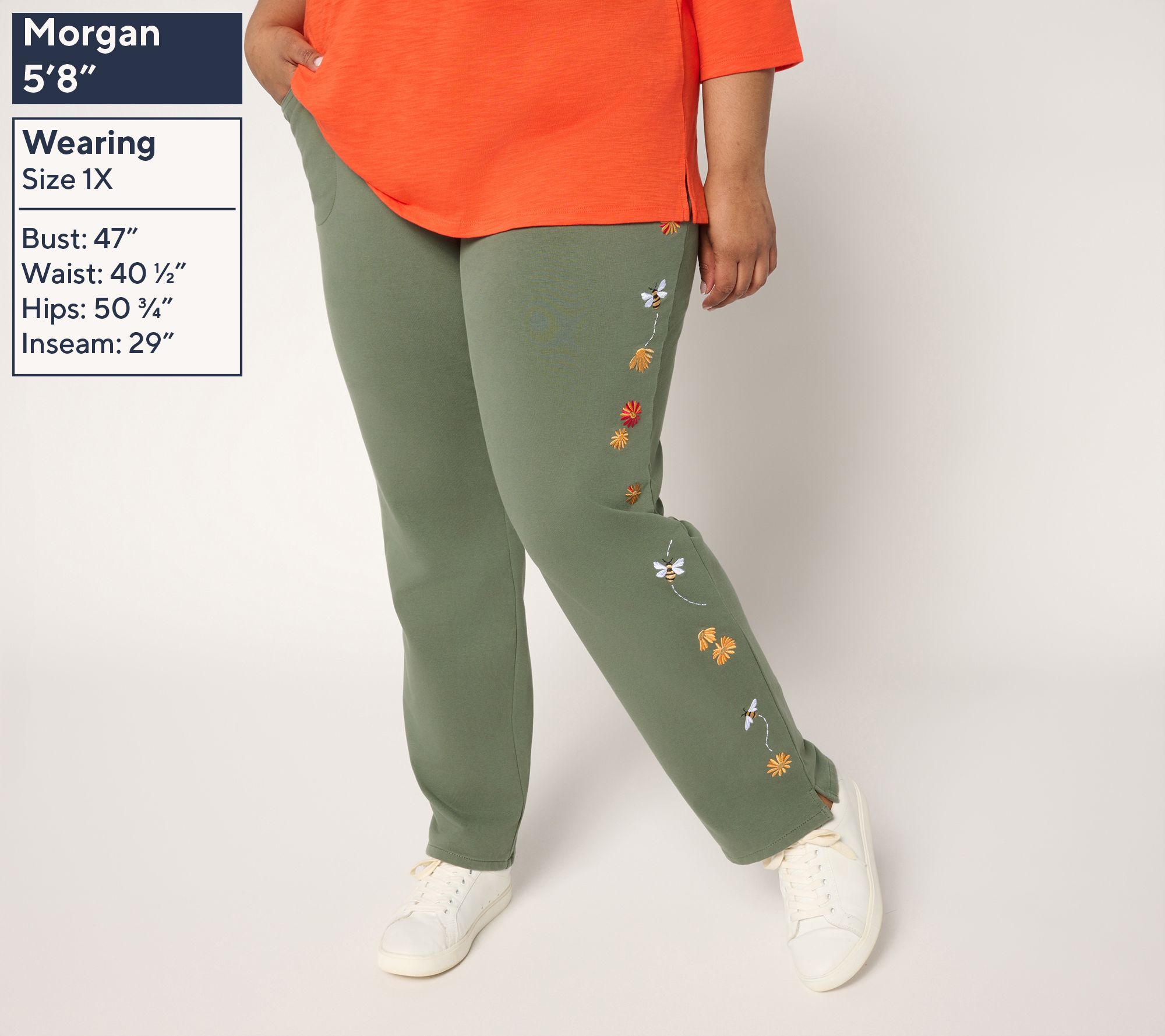 Quacker Factory DreamJeannes Regular All A Buzz Straight Leg Pants