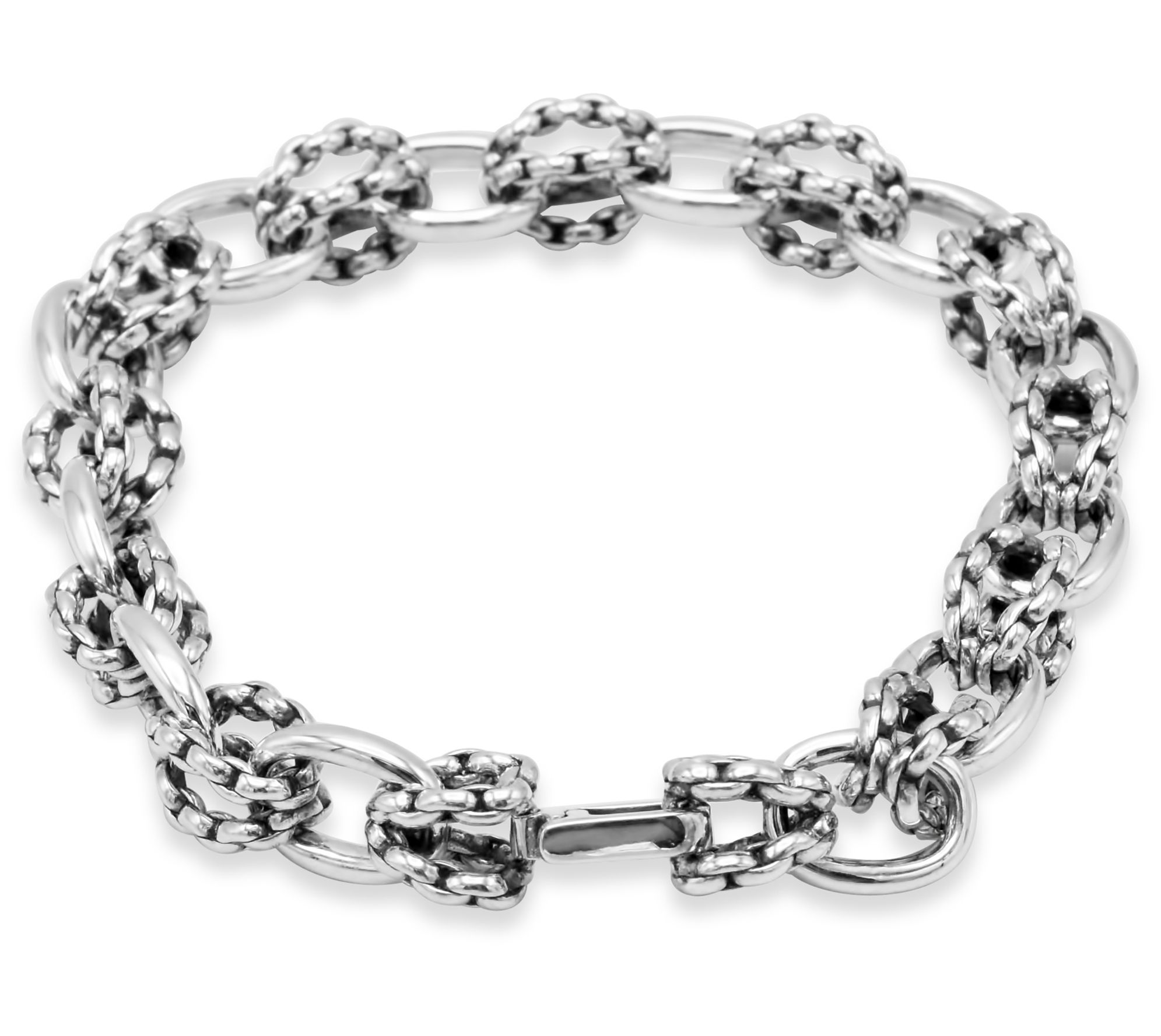 Tiffany Kay Studio Sterling Silver Textured Lin k Bracelet