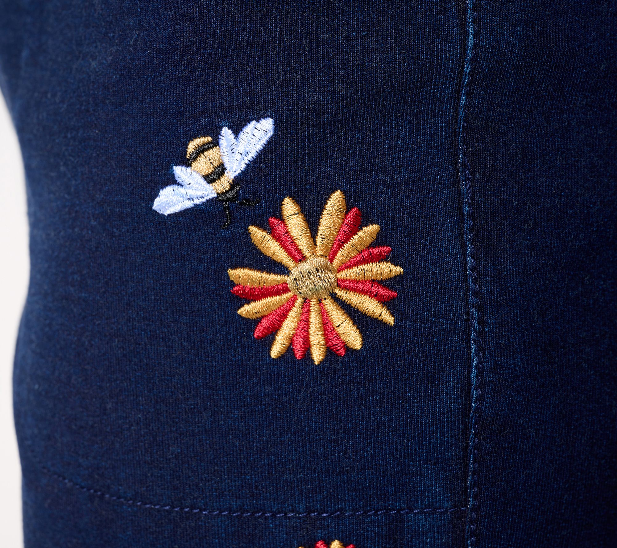 Quacker Factory DreamJeannes Regular All A Buzz Straight Leg Pants