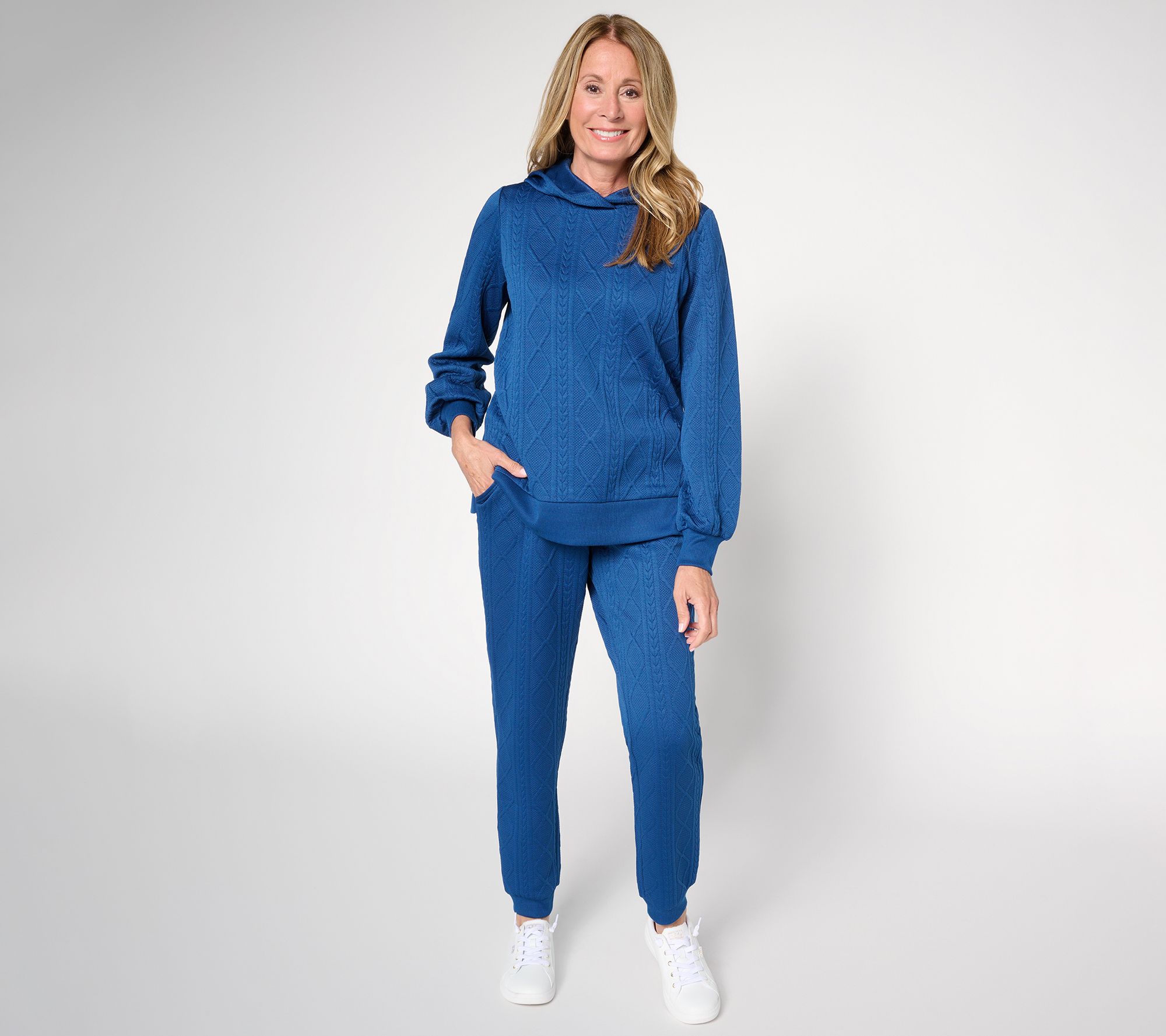 Belle by Kim Gravel Cable Chic Jogger