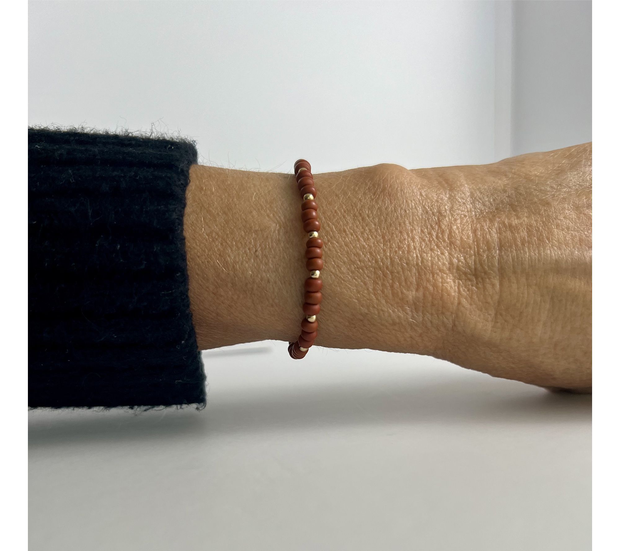 MaeMarie Wraps Honey Bubble Slip On Bracelet, 14K Gold