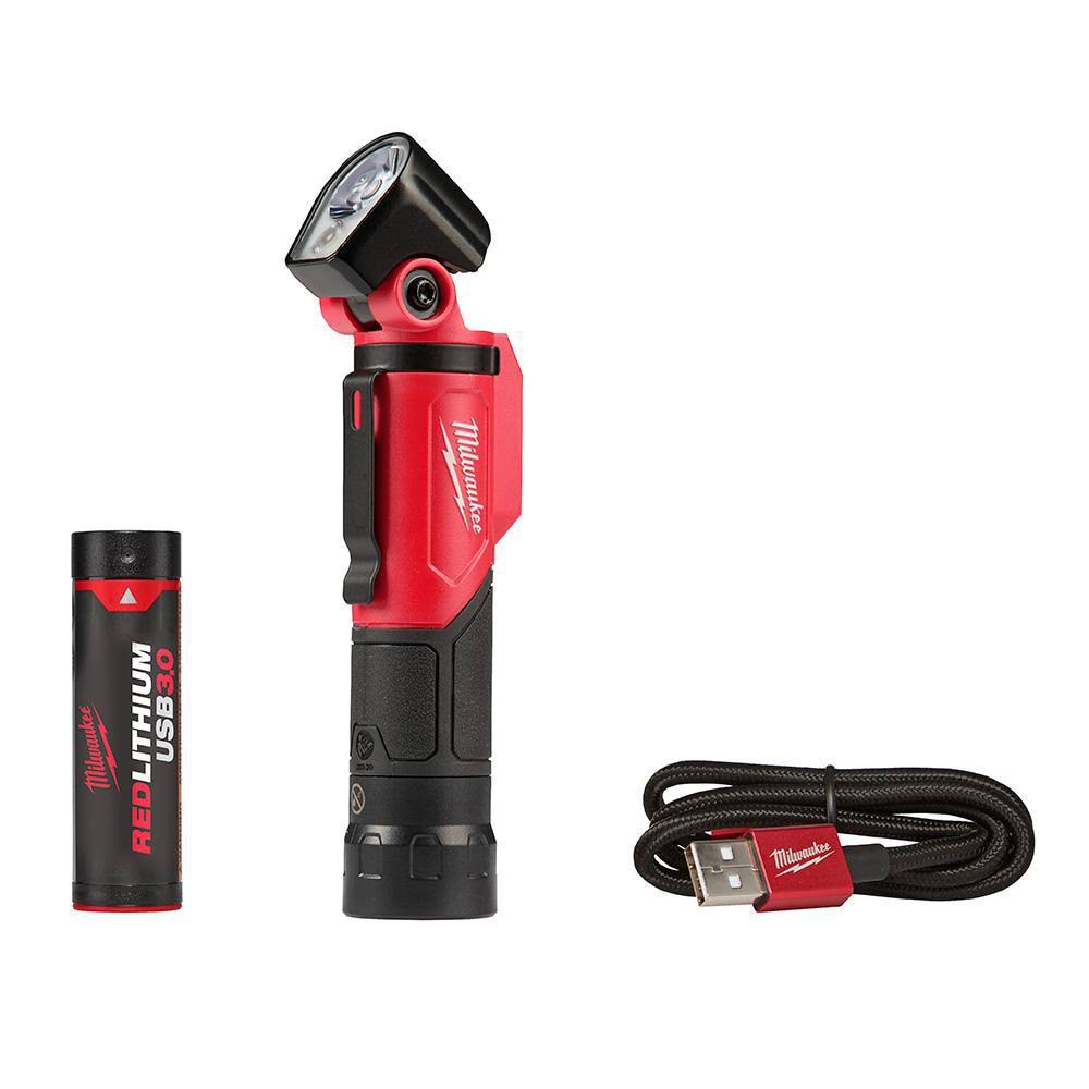 Milwaukee 2113-21 500 Lumens LED Pivoting Rechargeable Flashlight