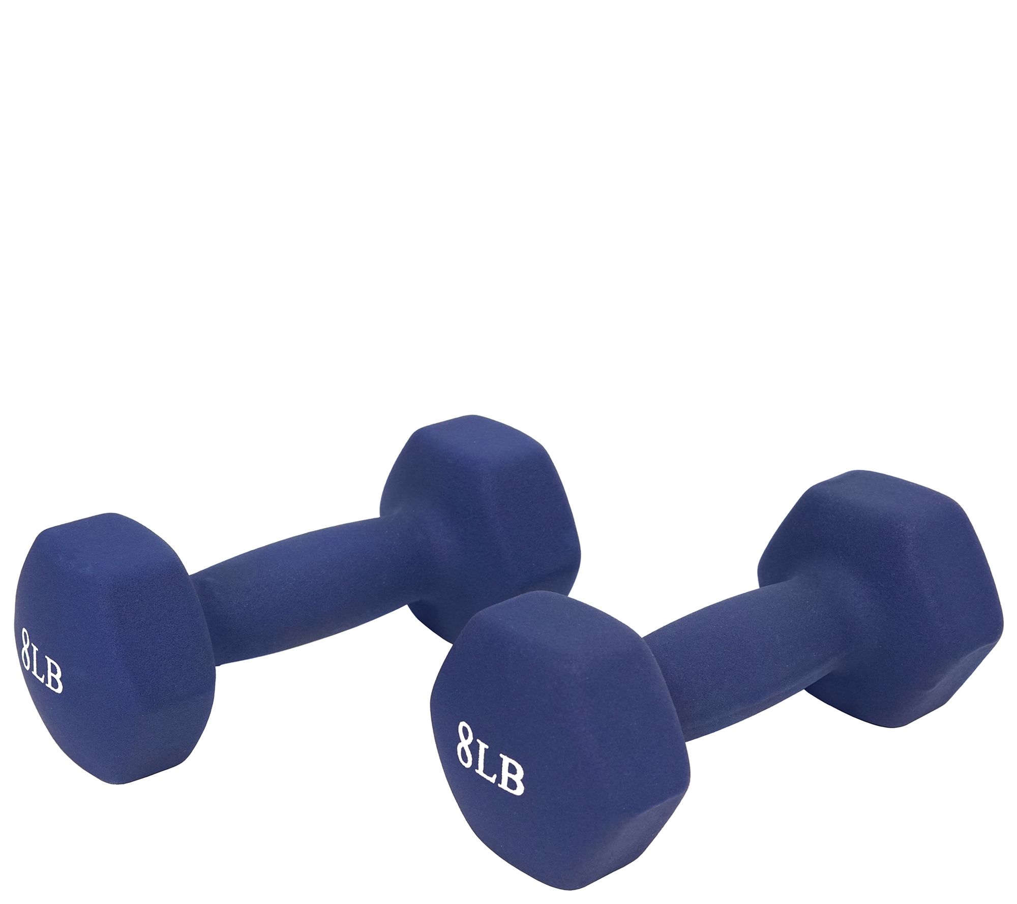 Sunny Health & Fitness Set of (2) 8-lb NeopreneDumbbells