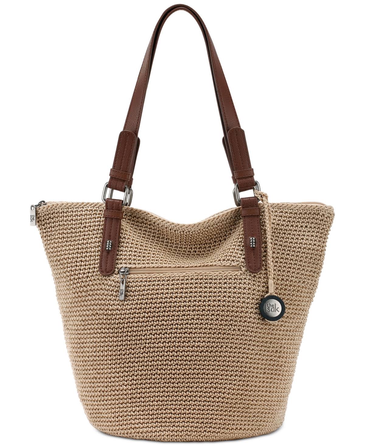 The Sak Silverwood Crochet Shopper Bamboo