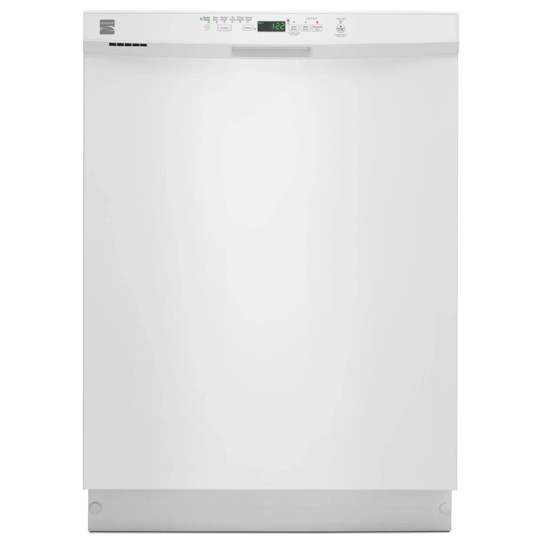 Kenmore Built-In Dishwasher, White, 24x22