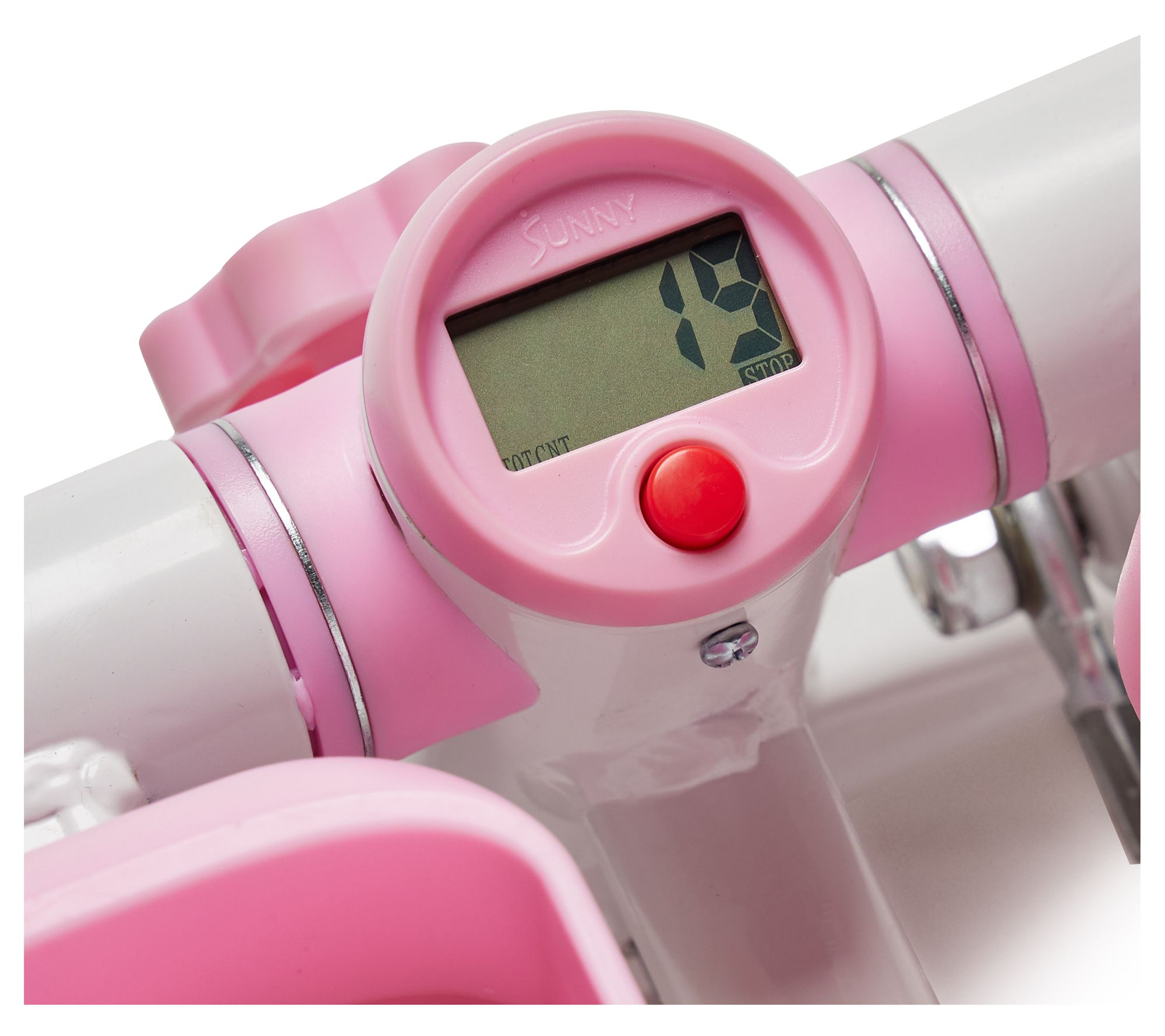 Sunny Pink Smart Mini Steppers w/ Resistance Band