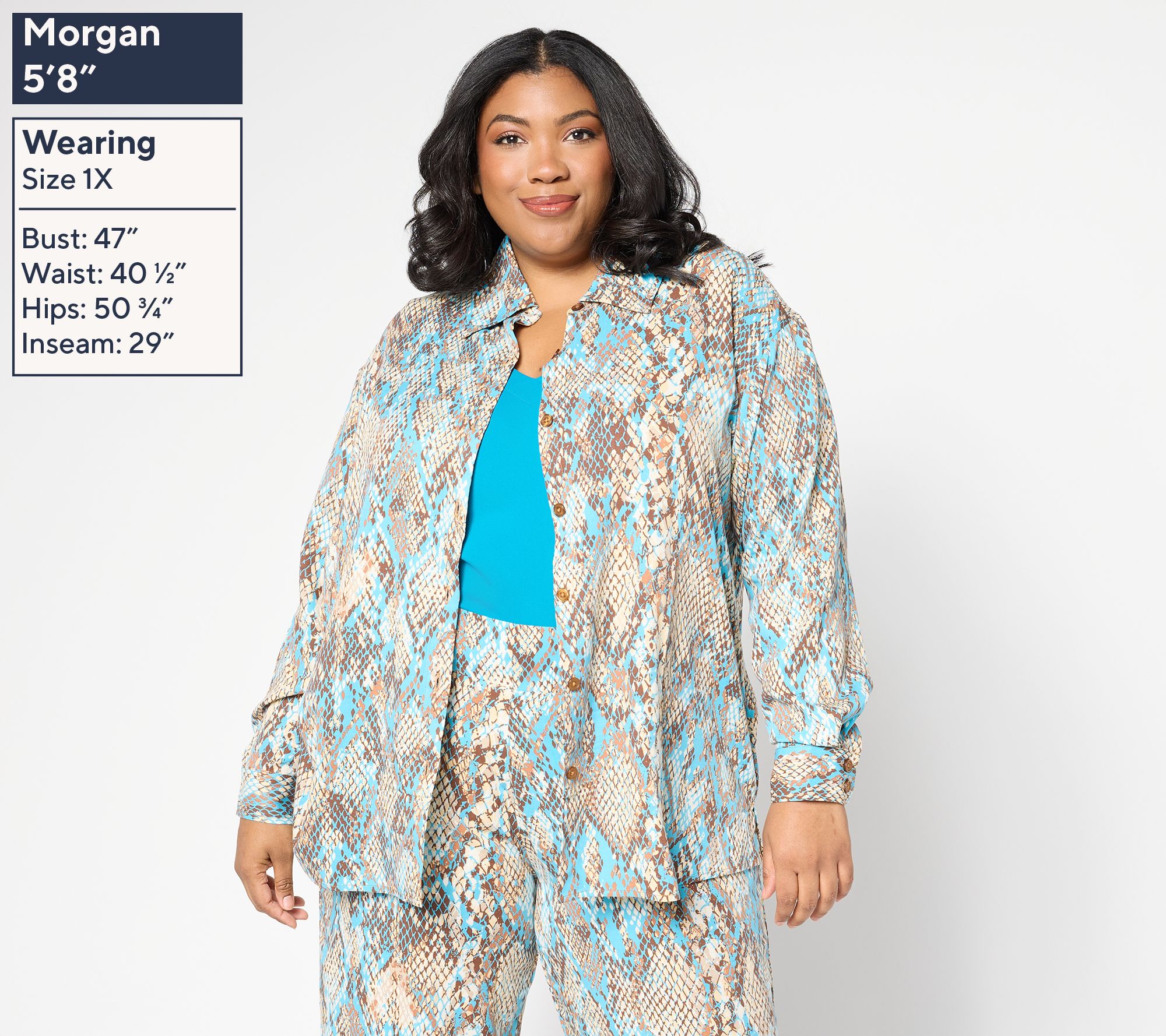 Brandis Dress Out Loud Printed Long Sleeve Blouse