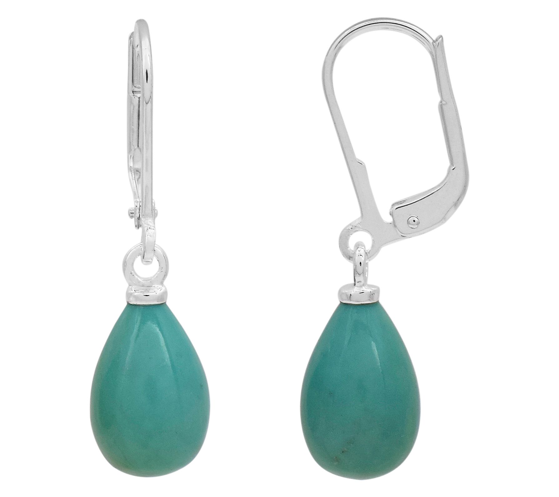 Affinity Gems Sleeping Beauty Turquoise Earrings, Sterling