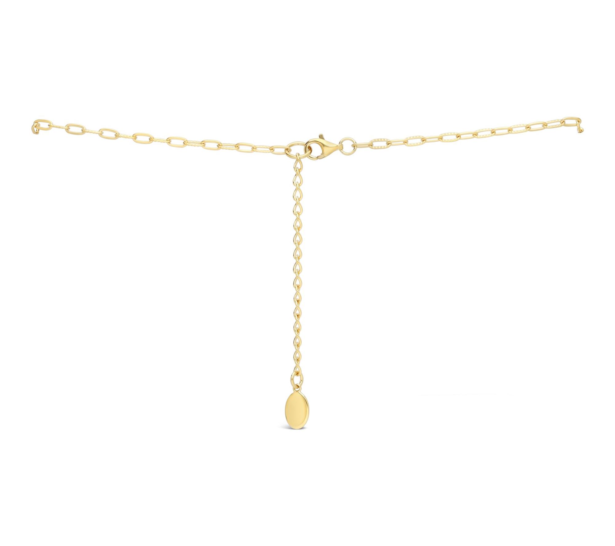 Dallas Prince 14K Gold Clad Chrome Marcasite Rose Necklace