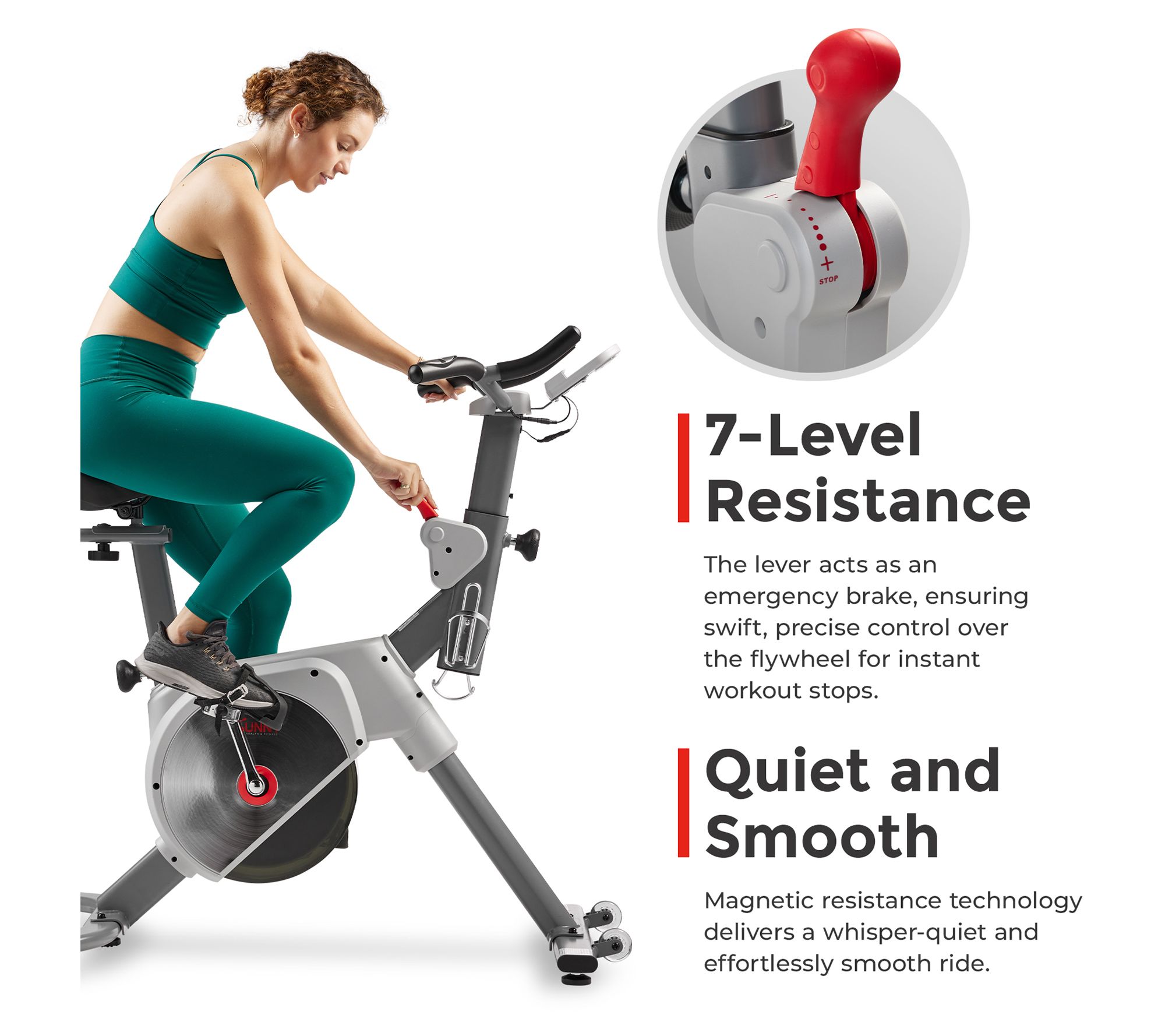 Sunny Prime Magnetic Belt Drive Indoor CyclingBike