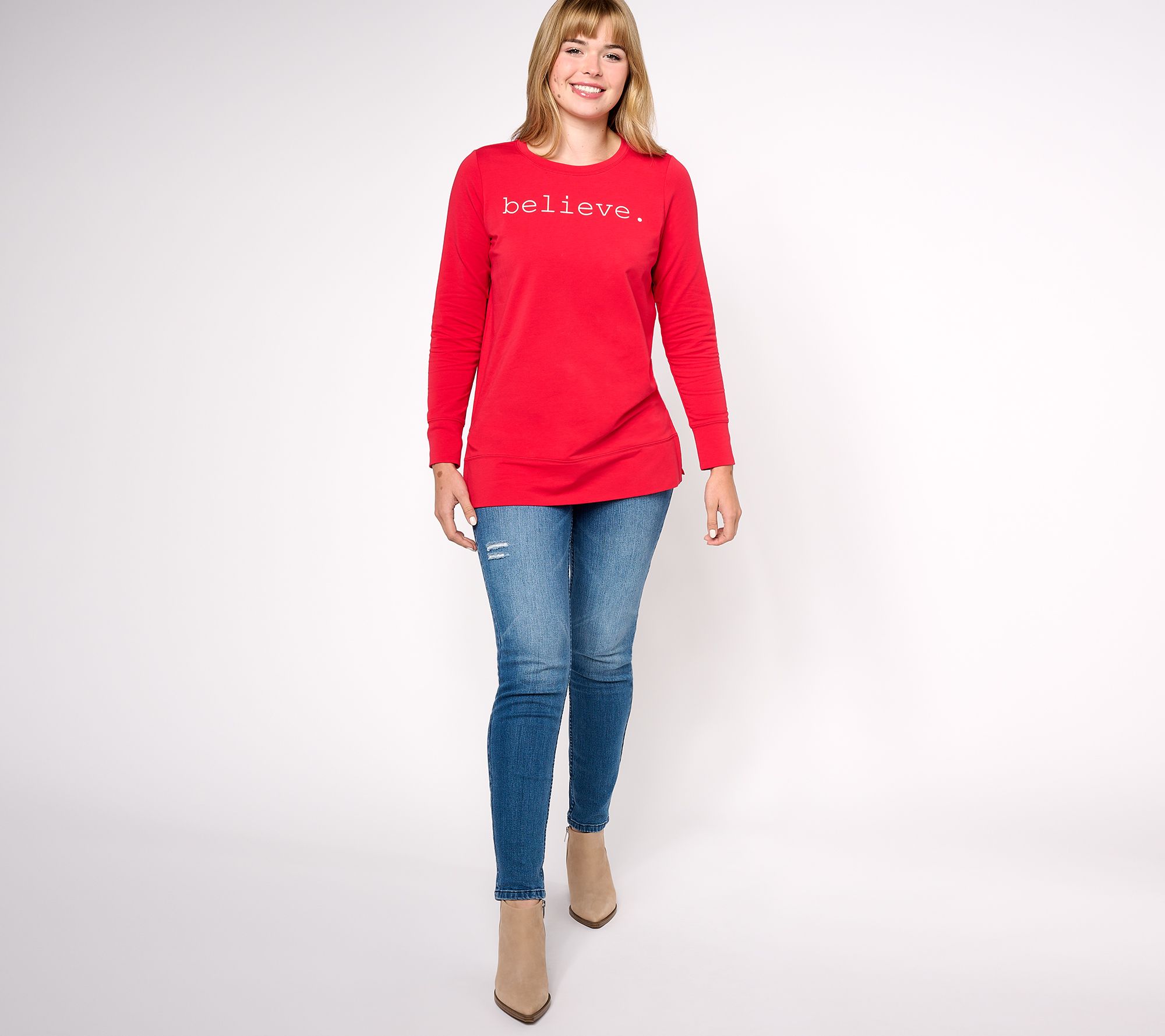 Jingle Belles by Kim Gravel Holiday Typewriter Sweatshirt